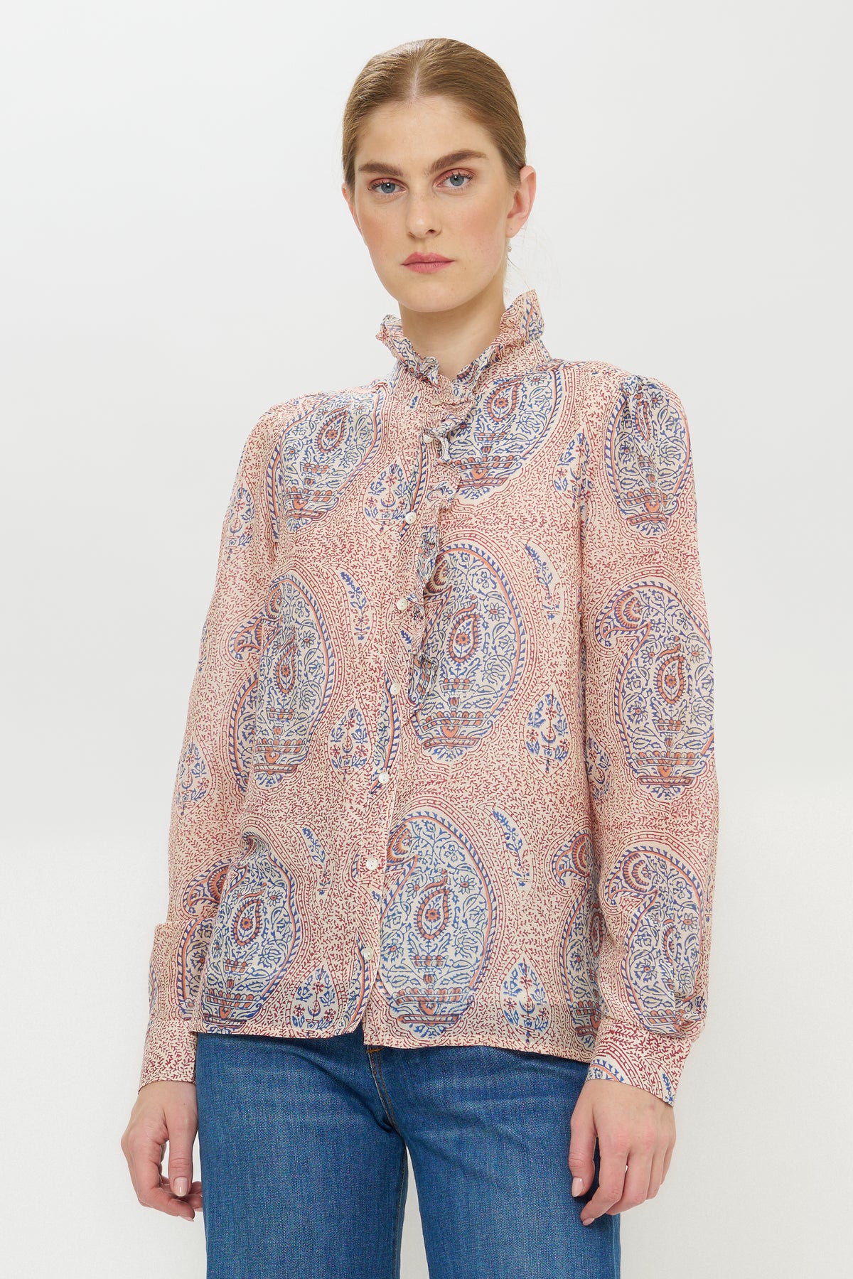 Romy Blouse- Samode Wine