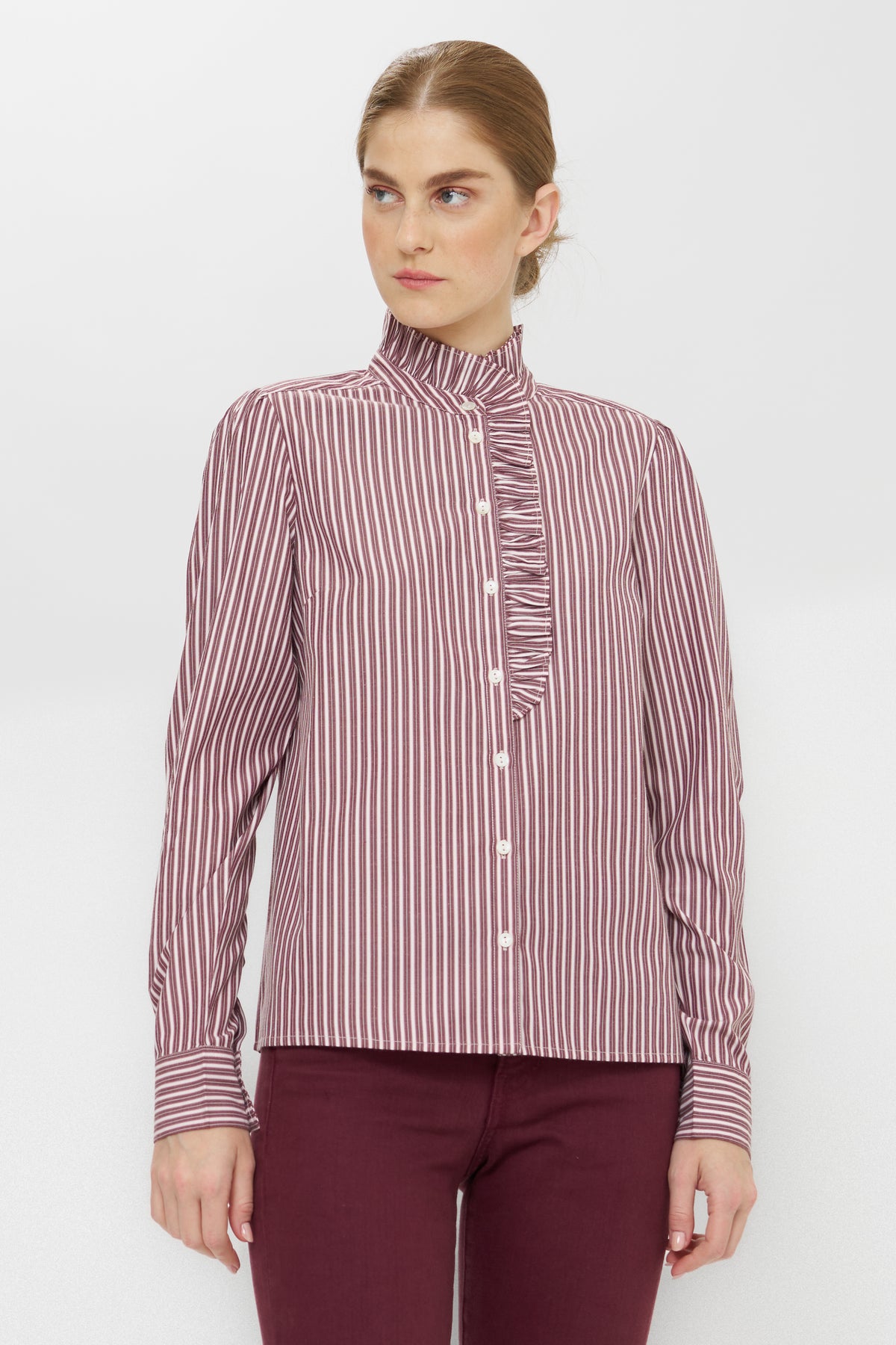 Romy Blouse- Bremen Brown