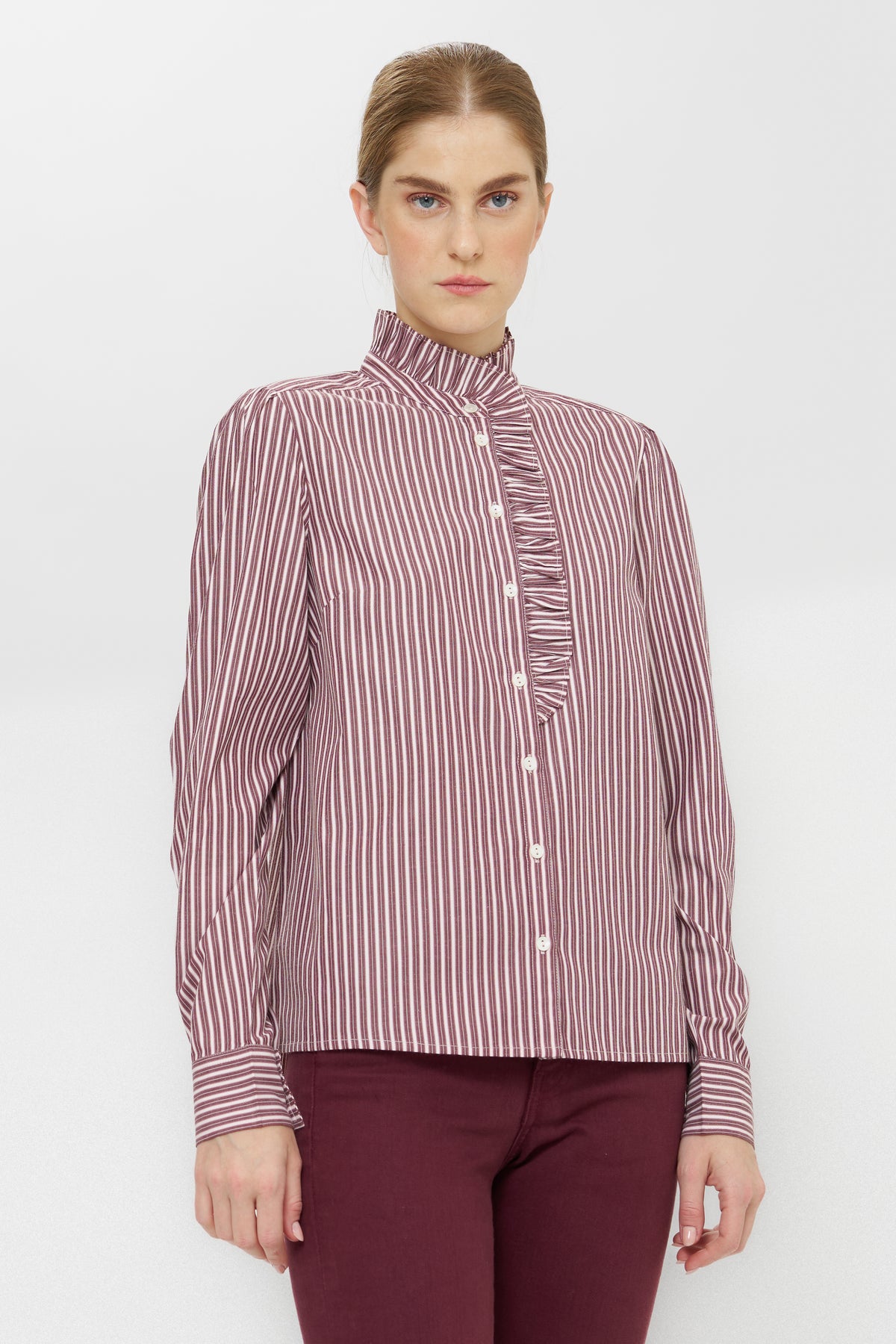 Romy Blouse- Bremen Brown