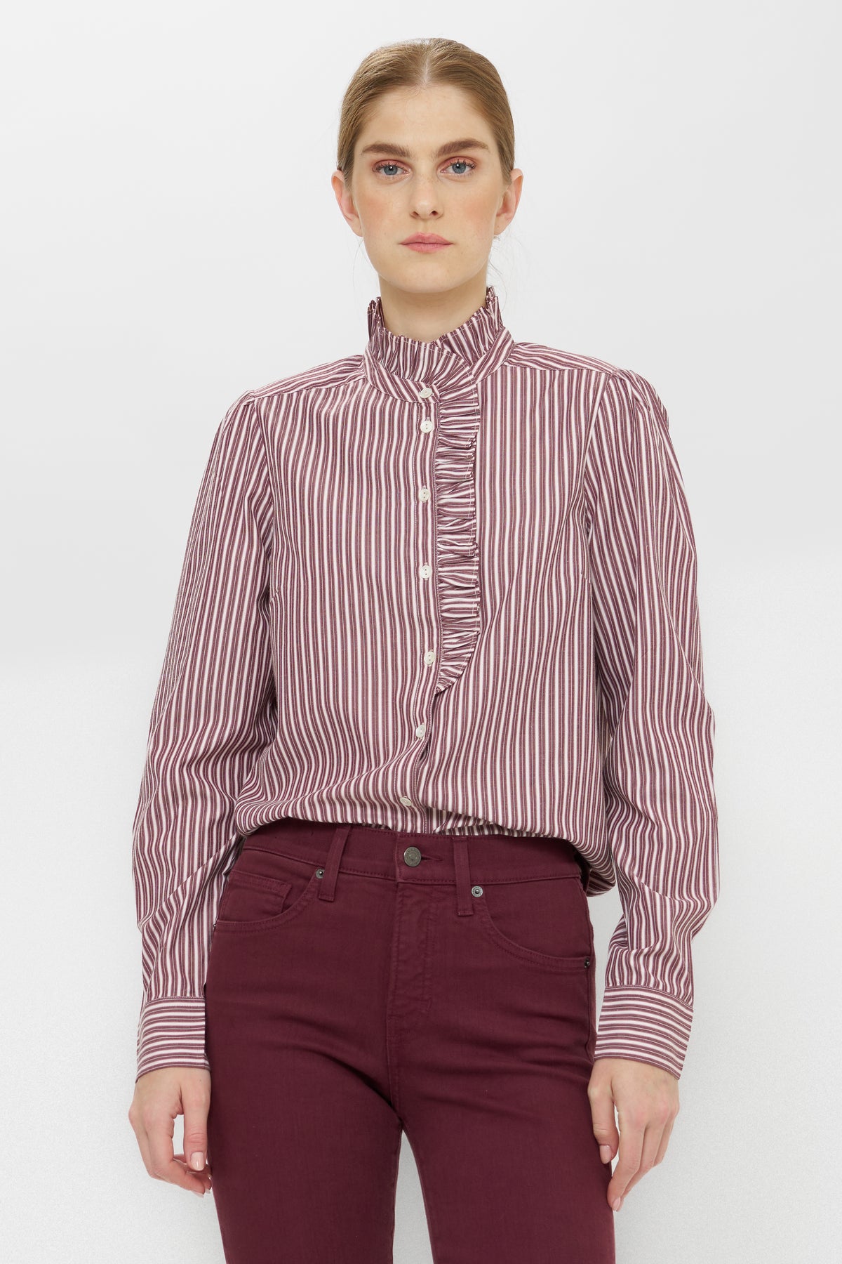 Romy Blouse- Bremen Brown