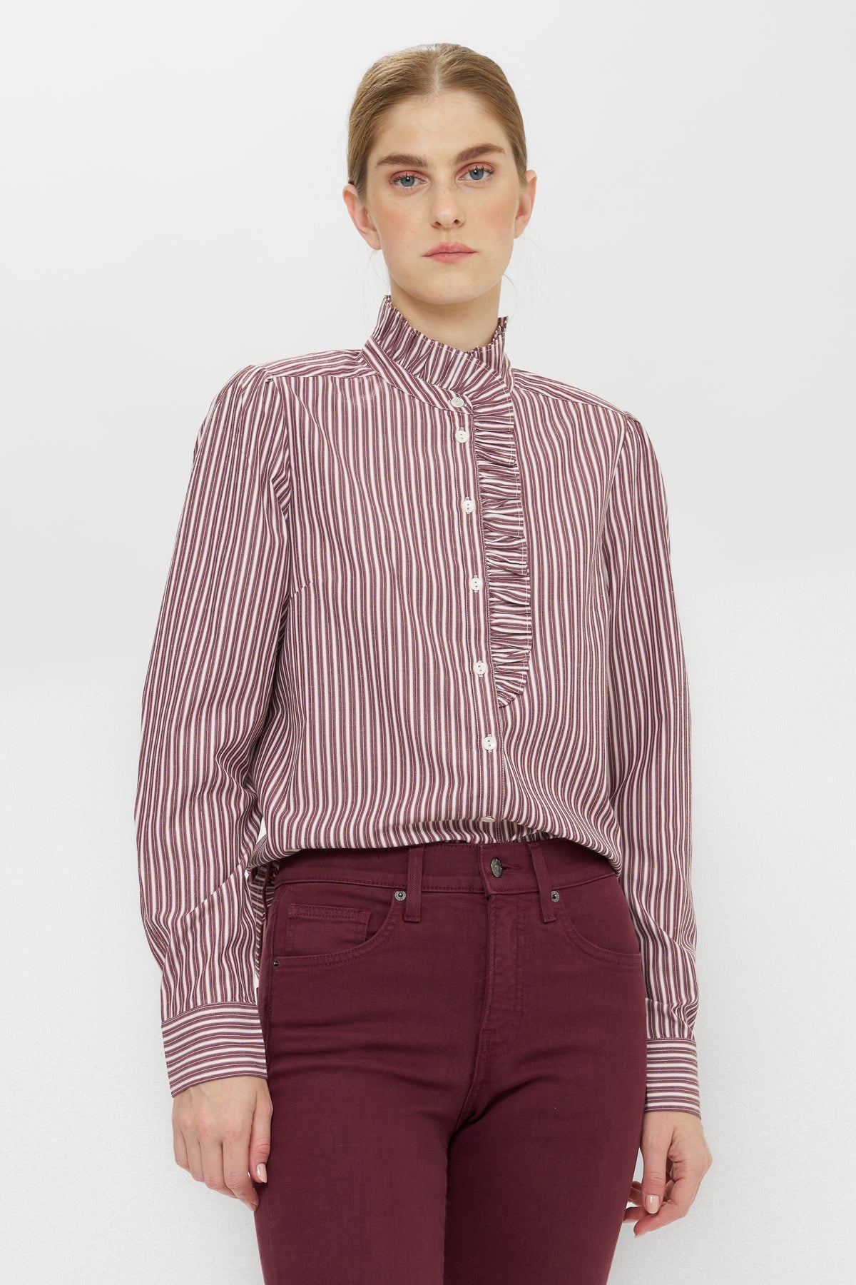 Romy Blouse- Bremen Brown