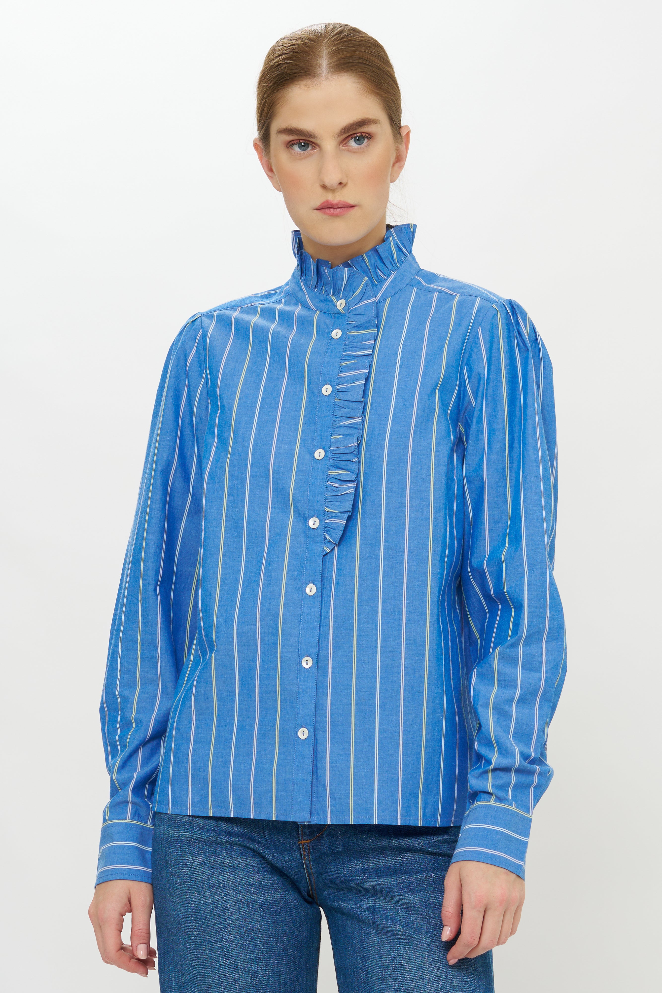 Romy Blouse- Thalia Blue