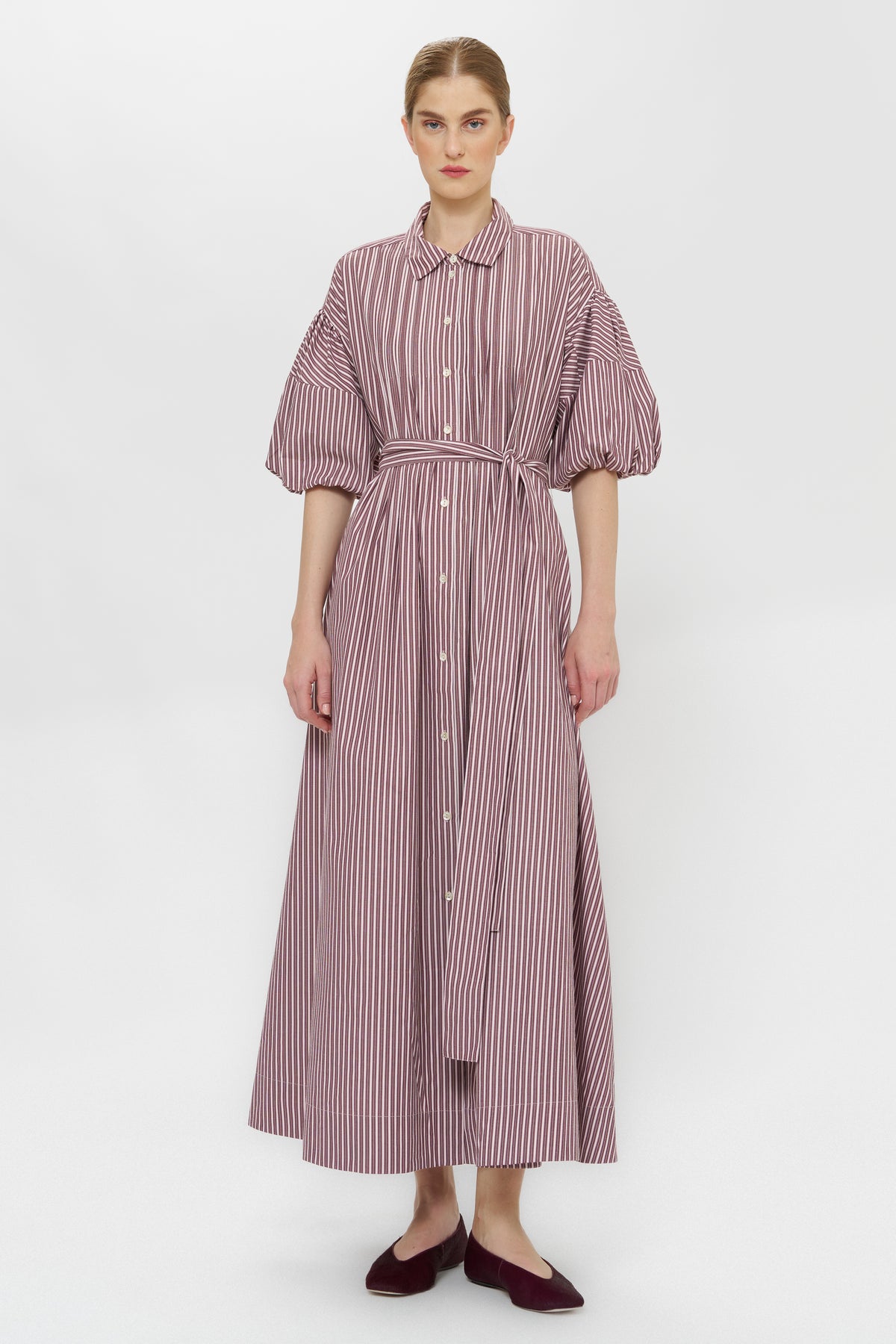 Serena Dress- Bremen Brown
