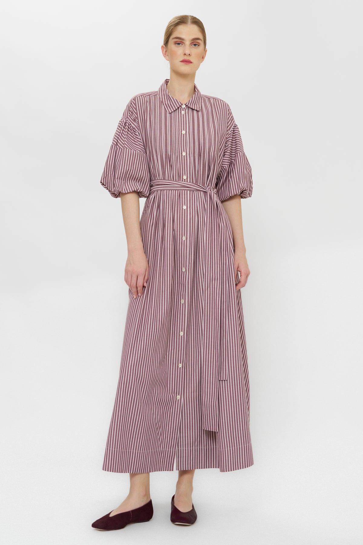 Serena Dress- Bremen Brown