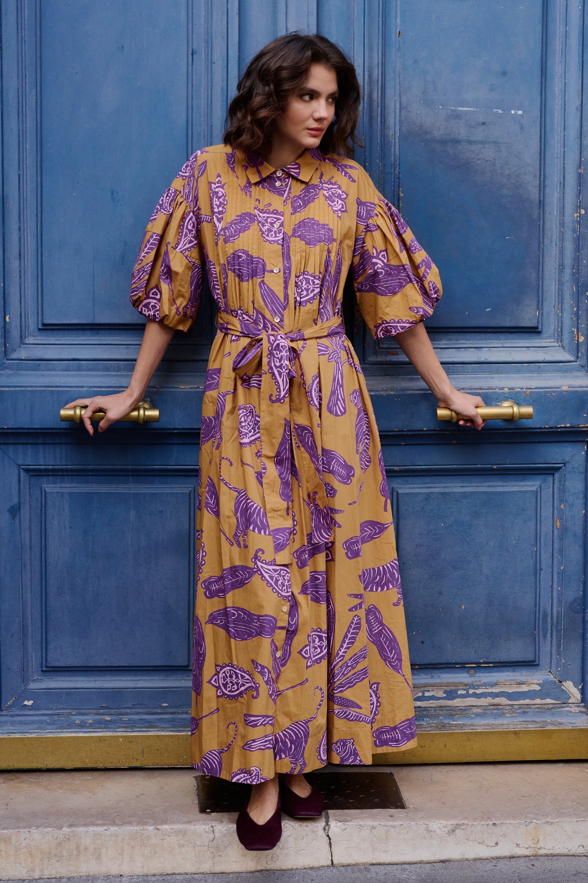 Serena Dress- Bengal Toffee