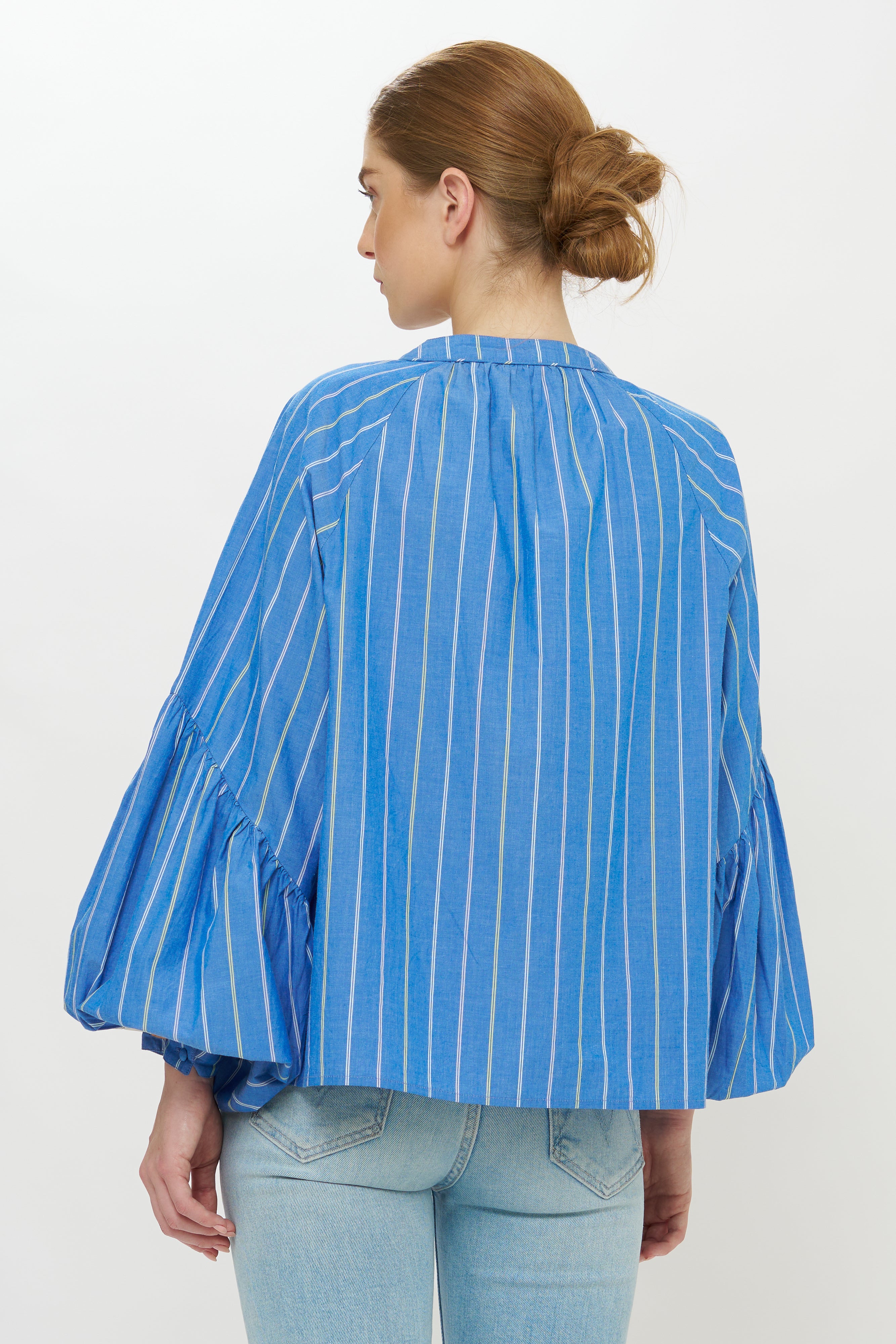 Liana Blouse- Thalia Blue