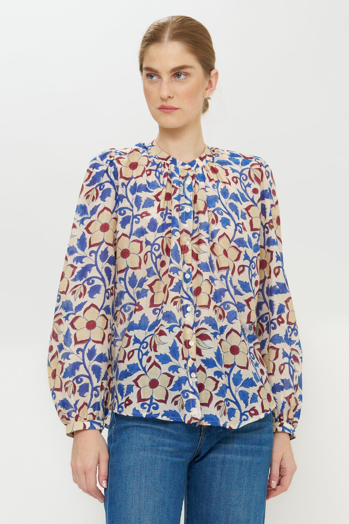 Marni Blouse- Kildare Blue