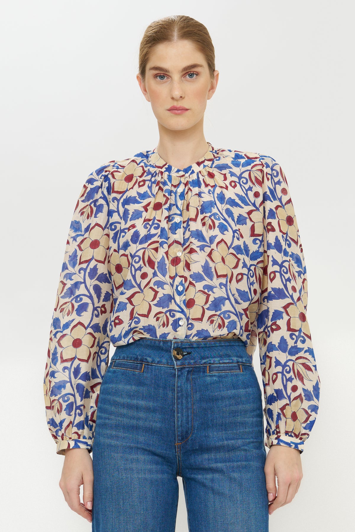 Marni Blouse- Kildare Blue