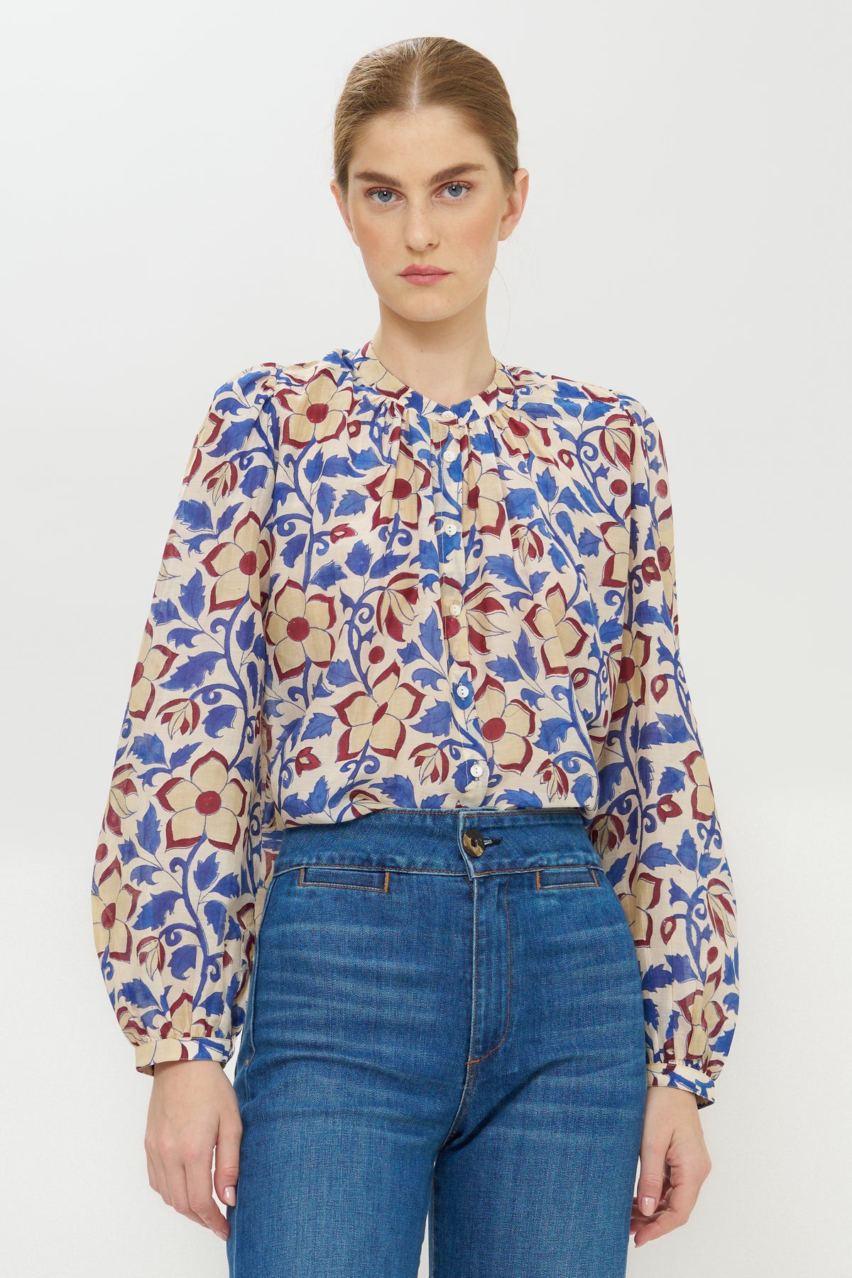 Marni Blouse- Kildare Blue