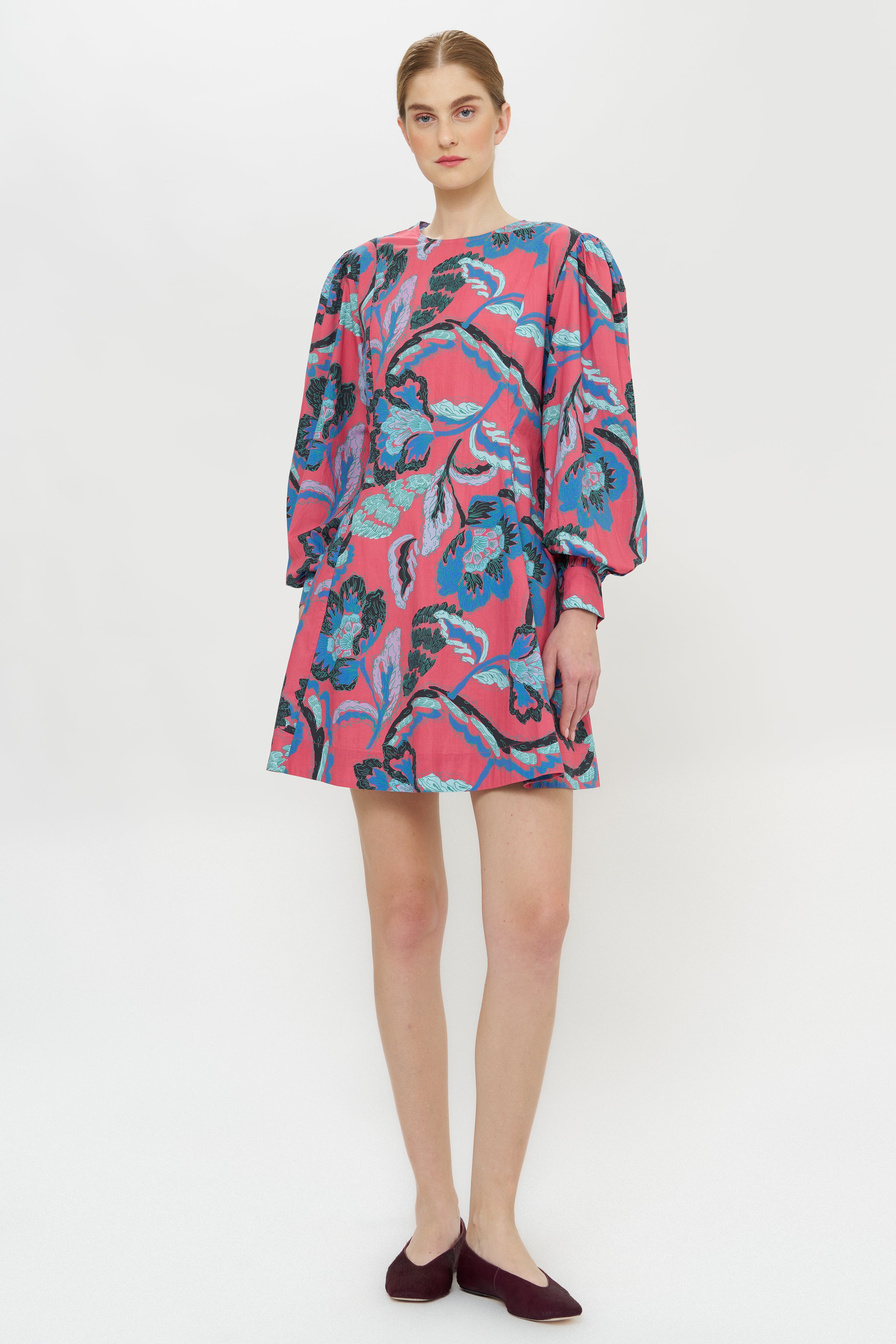Felicity Dress- Bergamo Cinnamon