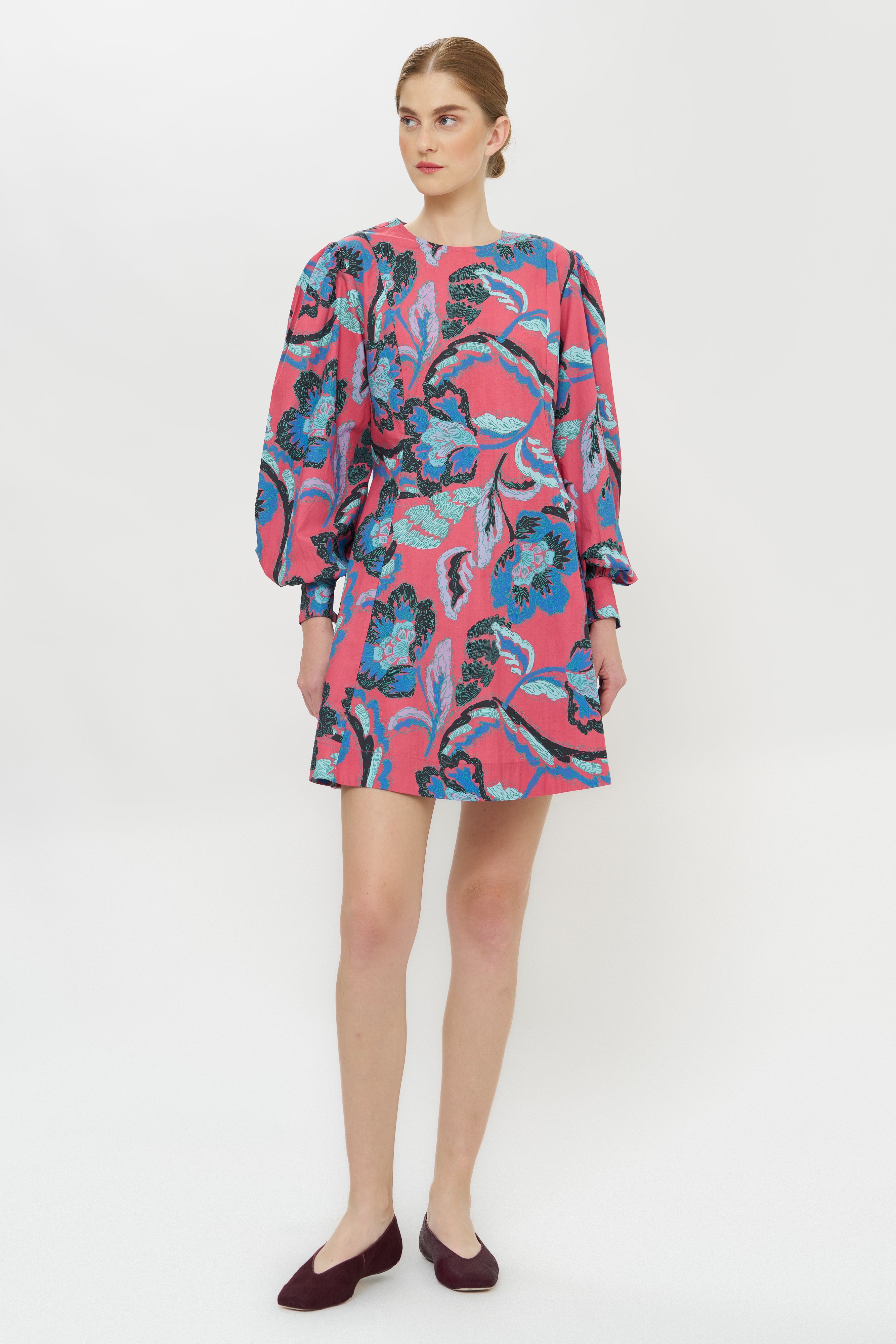 Felicity Dress- Bergamo Cinnamon