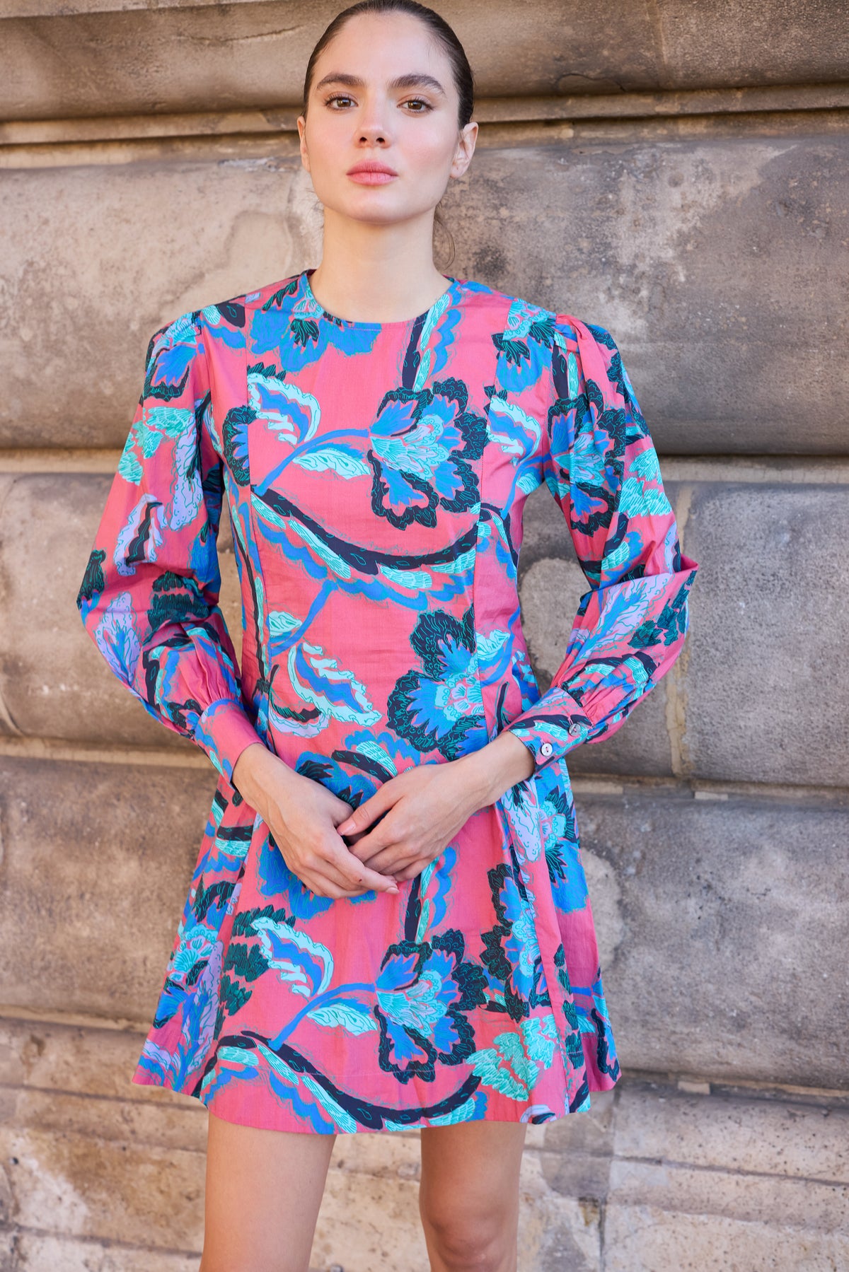 Felicity Dress- Bergamo Cinnamon