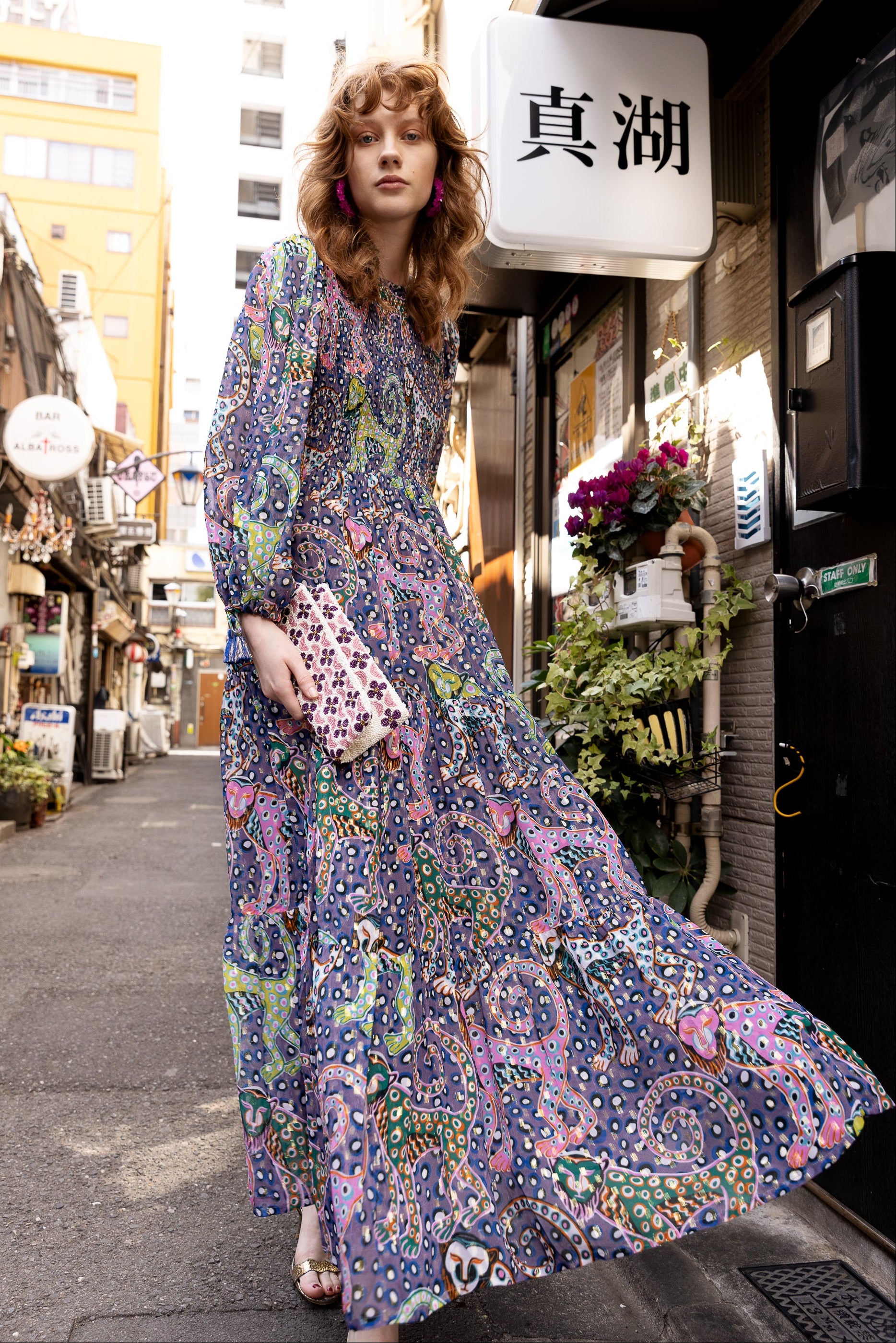 Smocked Top Maxi- Capuchin Purple