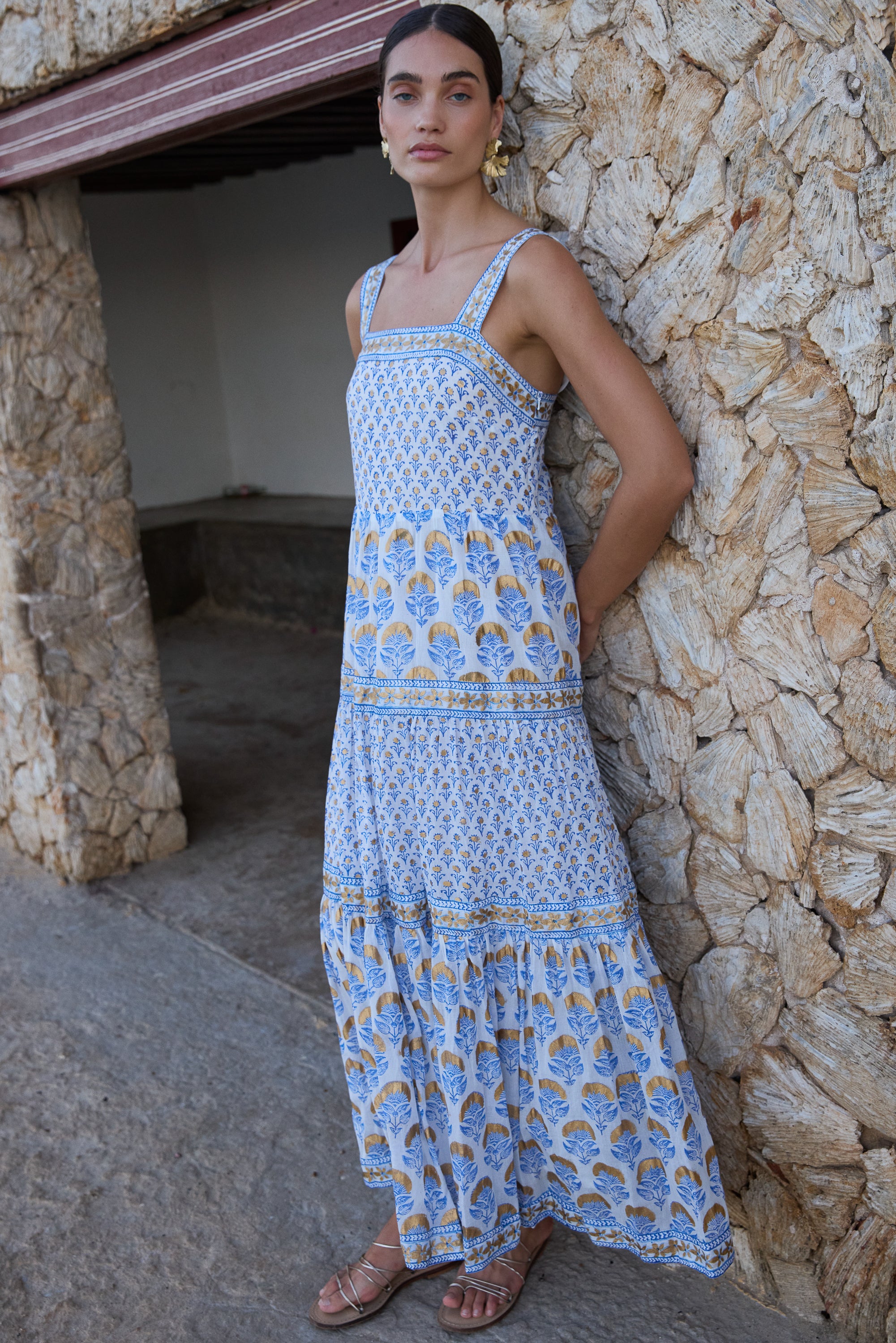 Strappy Maxi- Arbor Blue