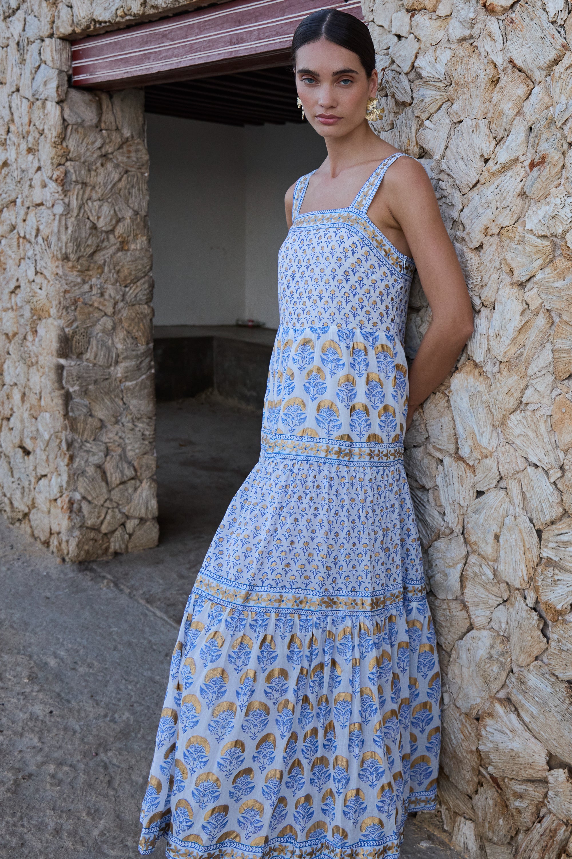 Strappy Maxi- Arbor Blue