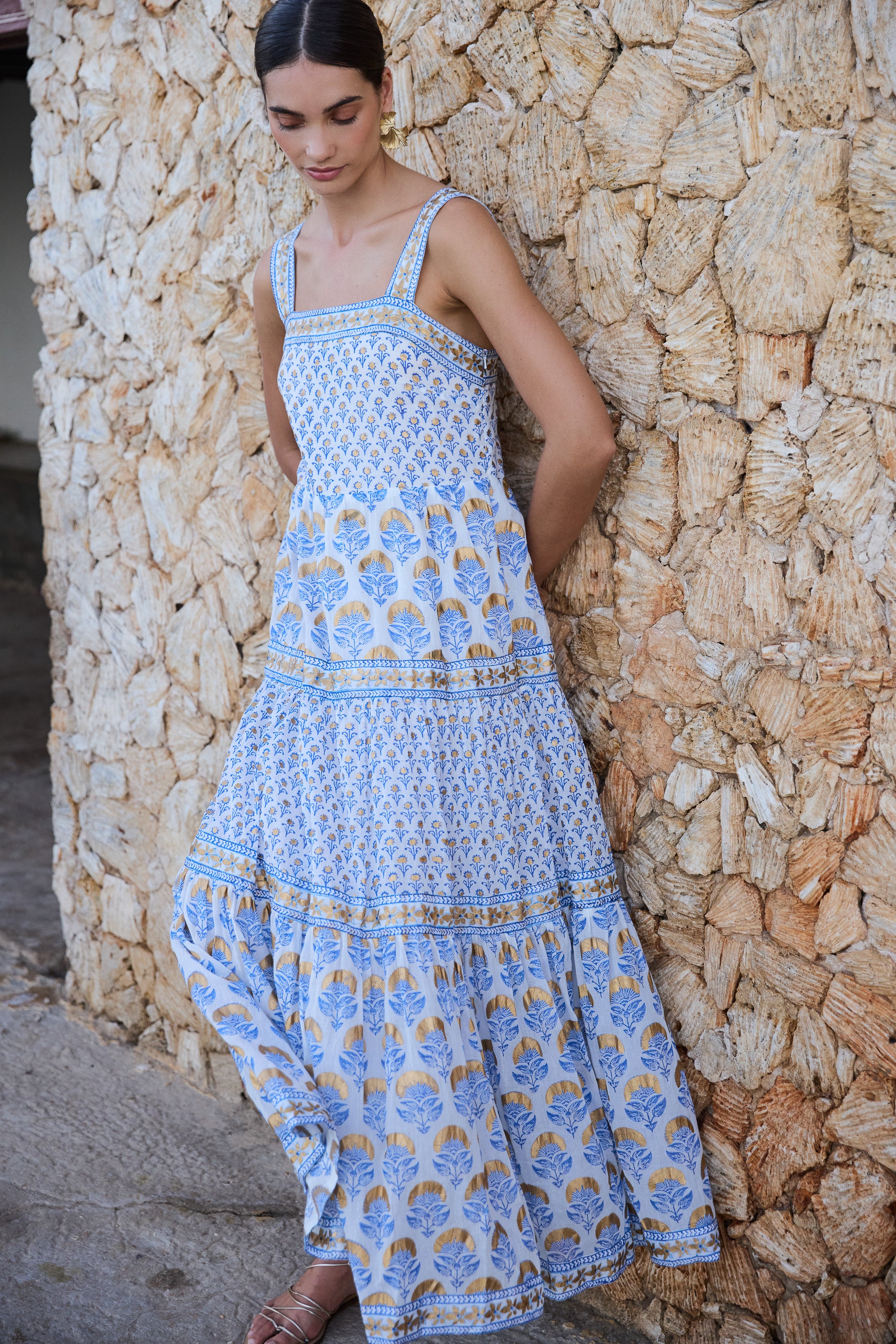 Strappy Maxi- Arbor Blue