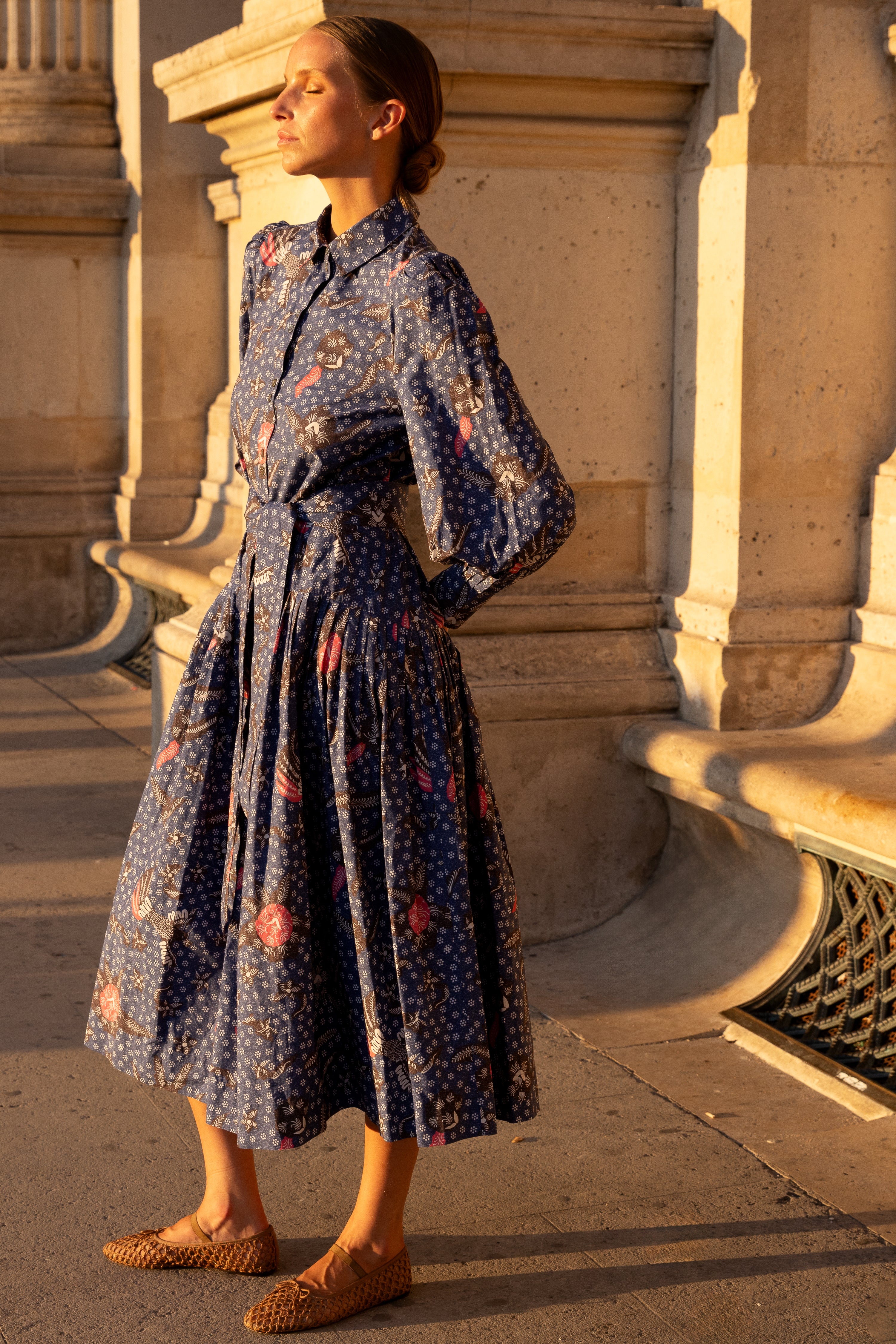 Nora Dress- Bali Navy