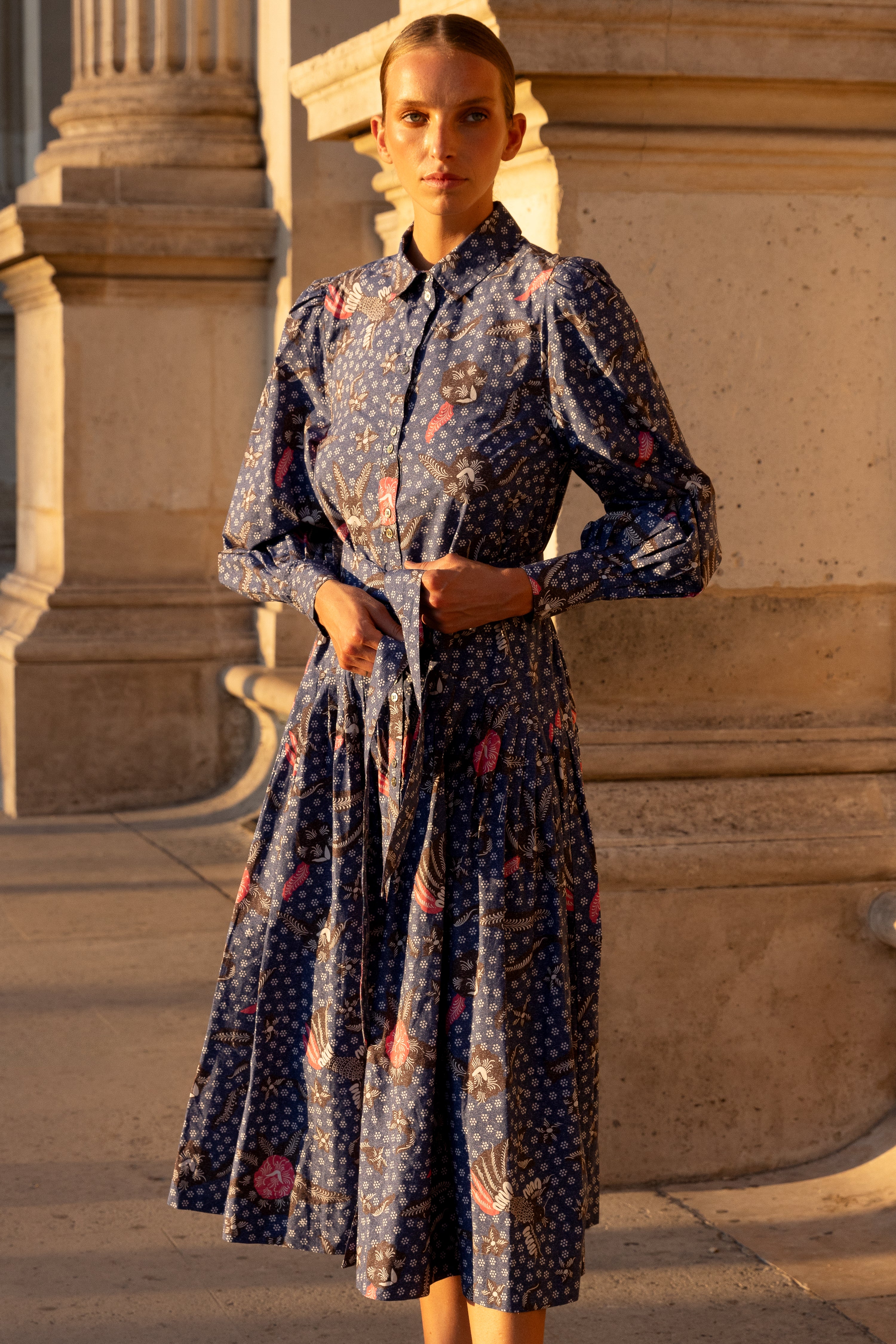 Nora Dress- Bali Navy