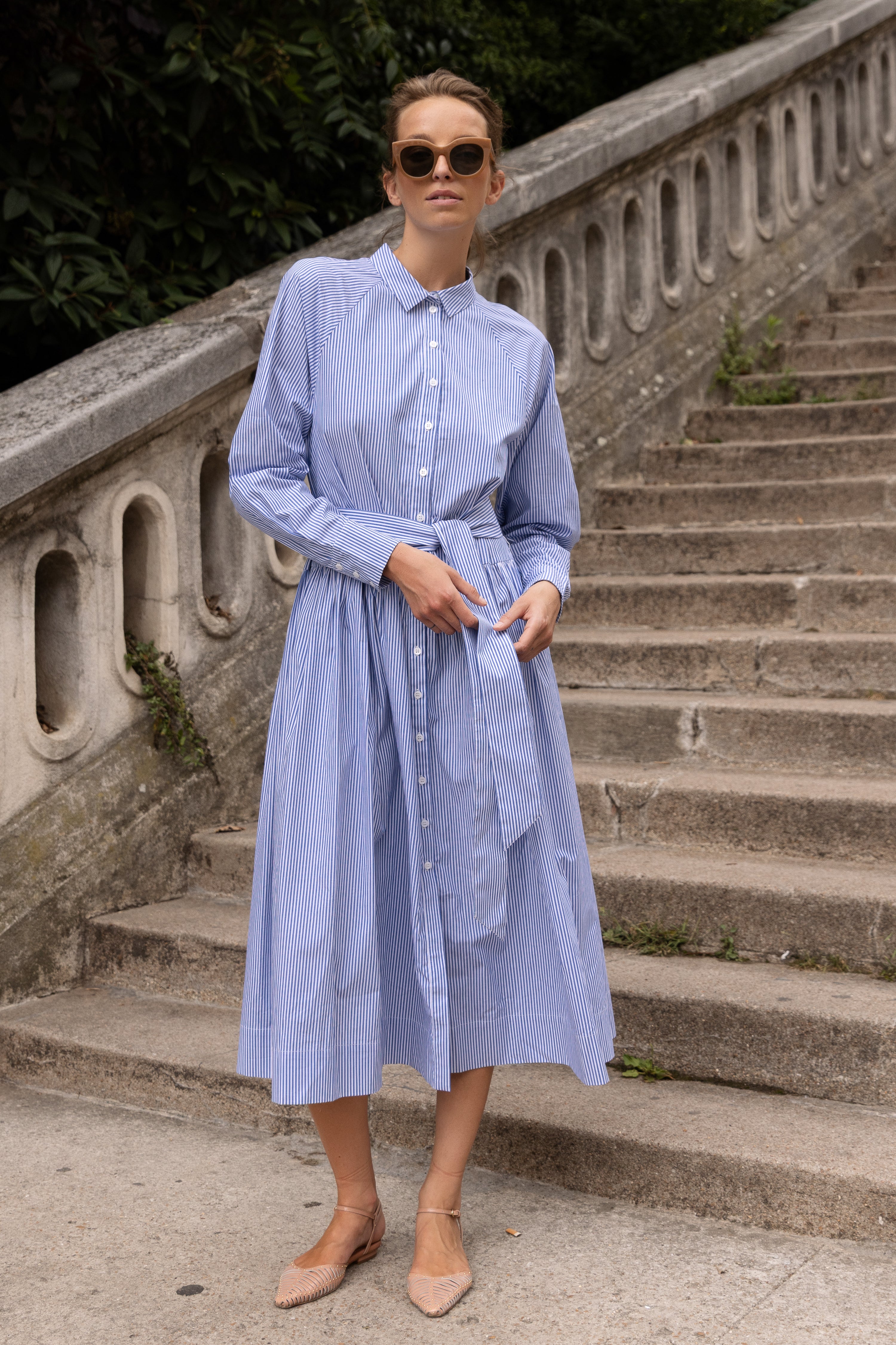 Layla Dress- Capone Navy