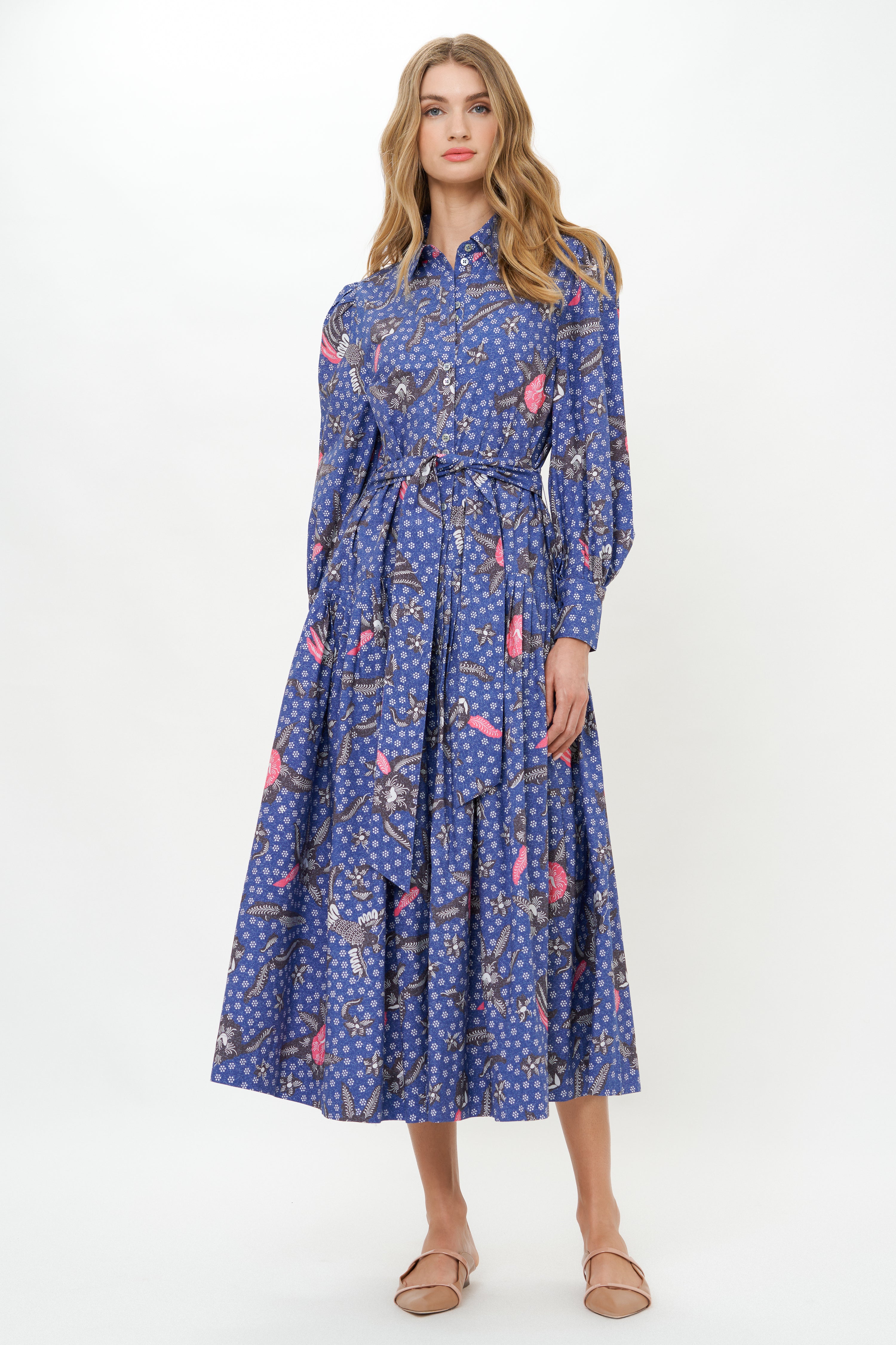 Nora Dress- Bali Navy