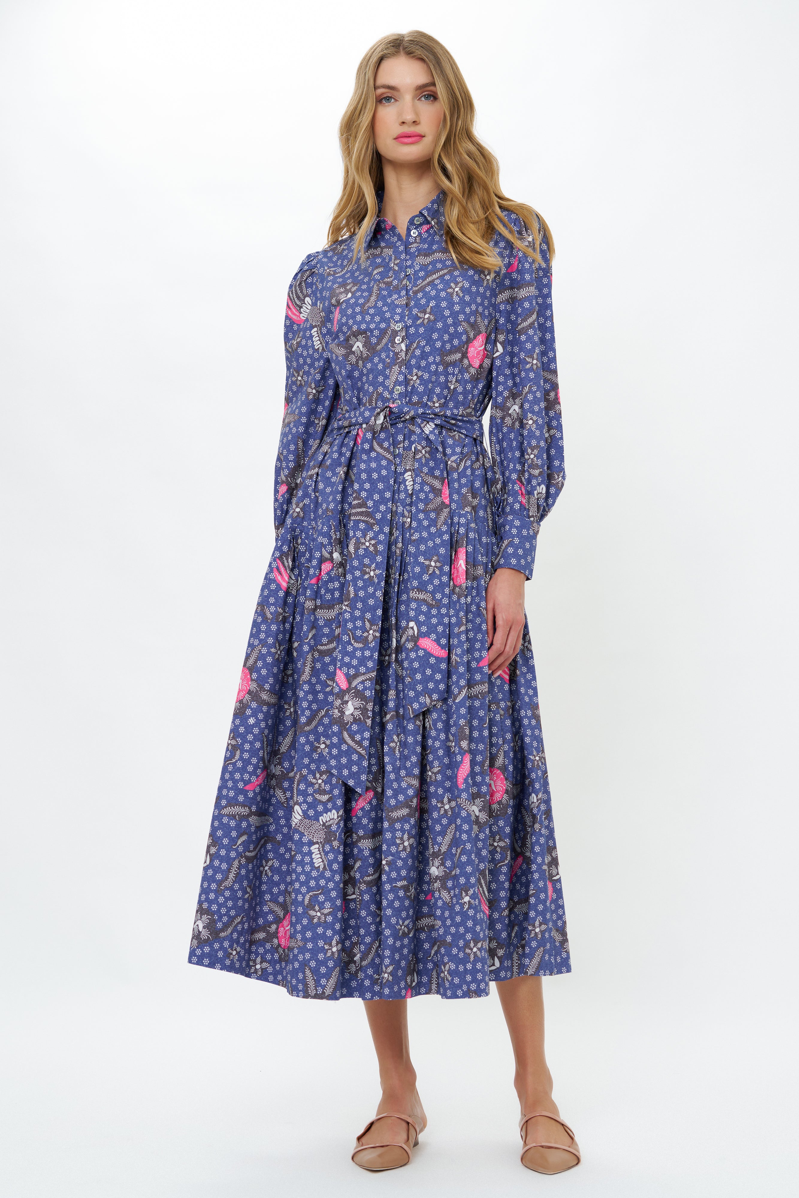 Nora Dress- Bali Navy