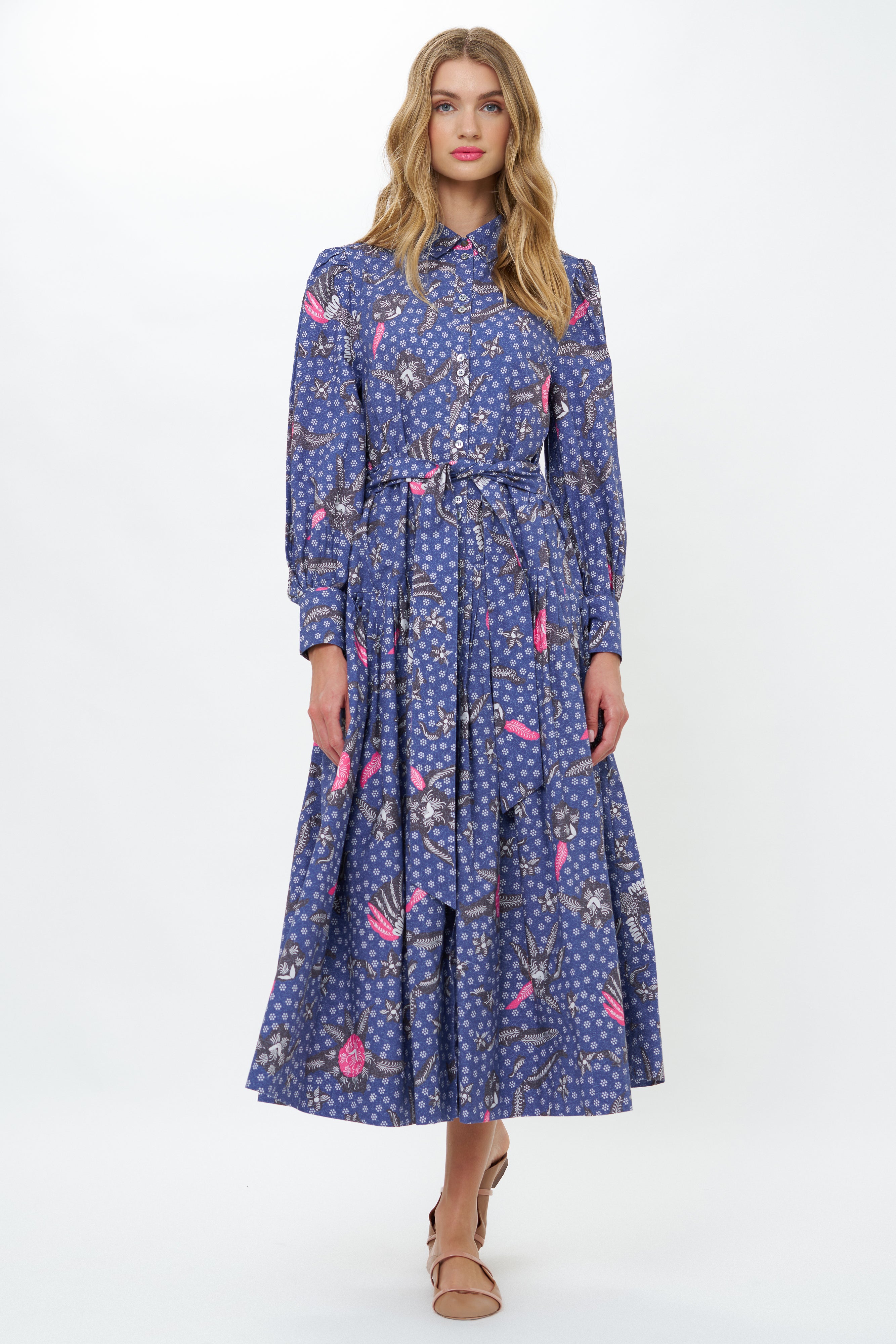 Nora Dress- Bali Navy