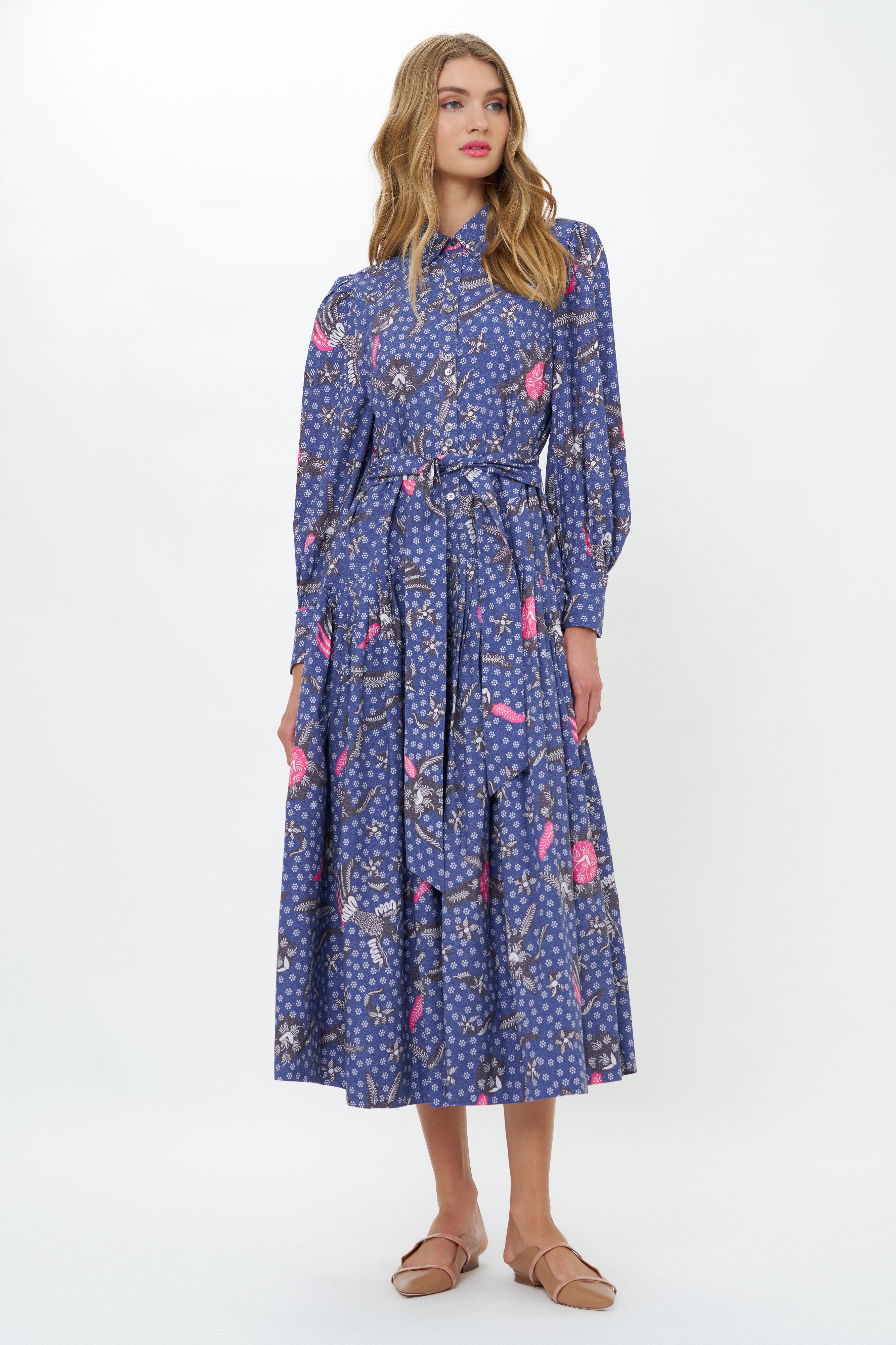Nora Dress- Bali Navy
