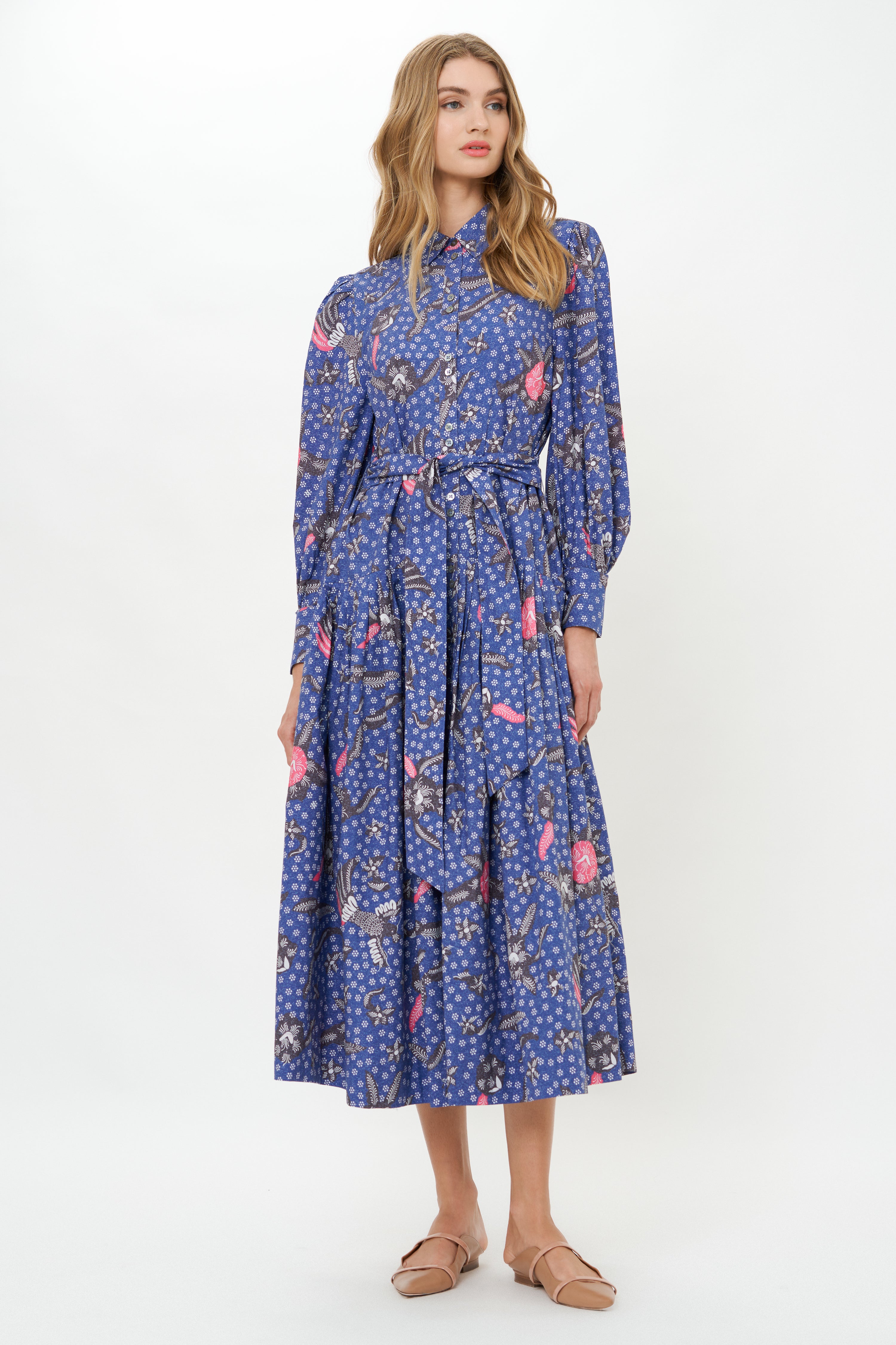 Nora Dress- Bali Navy