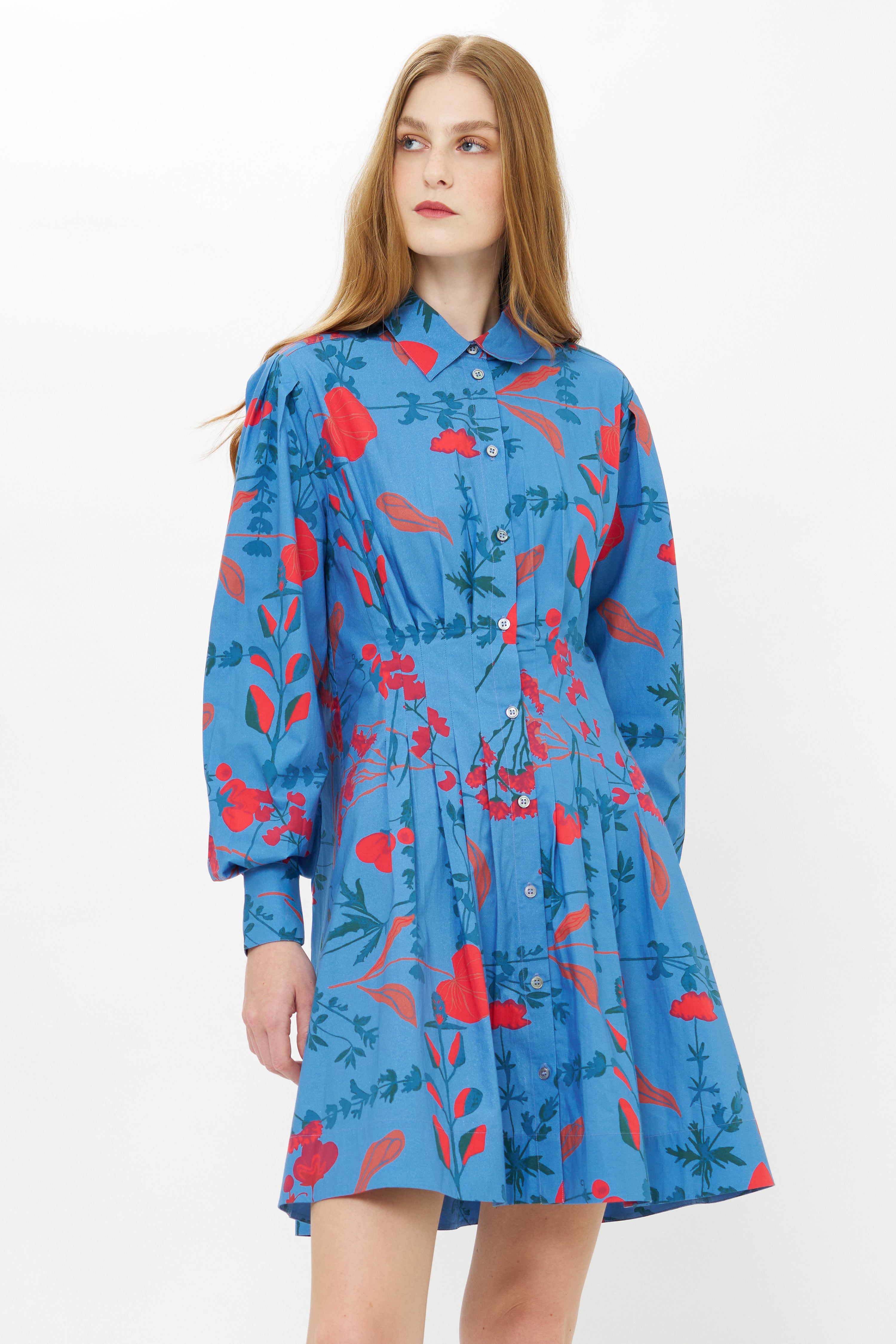 Elizabeth Dress- Bartram Blue
