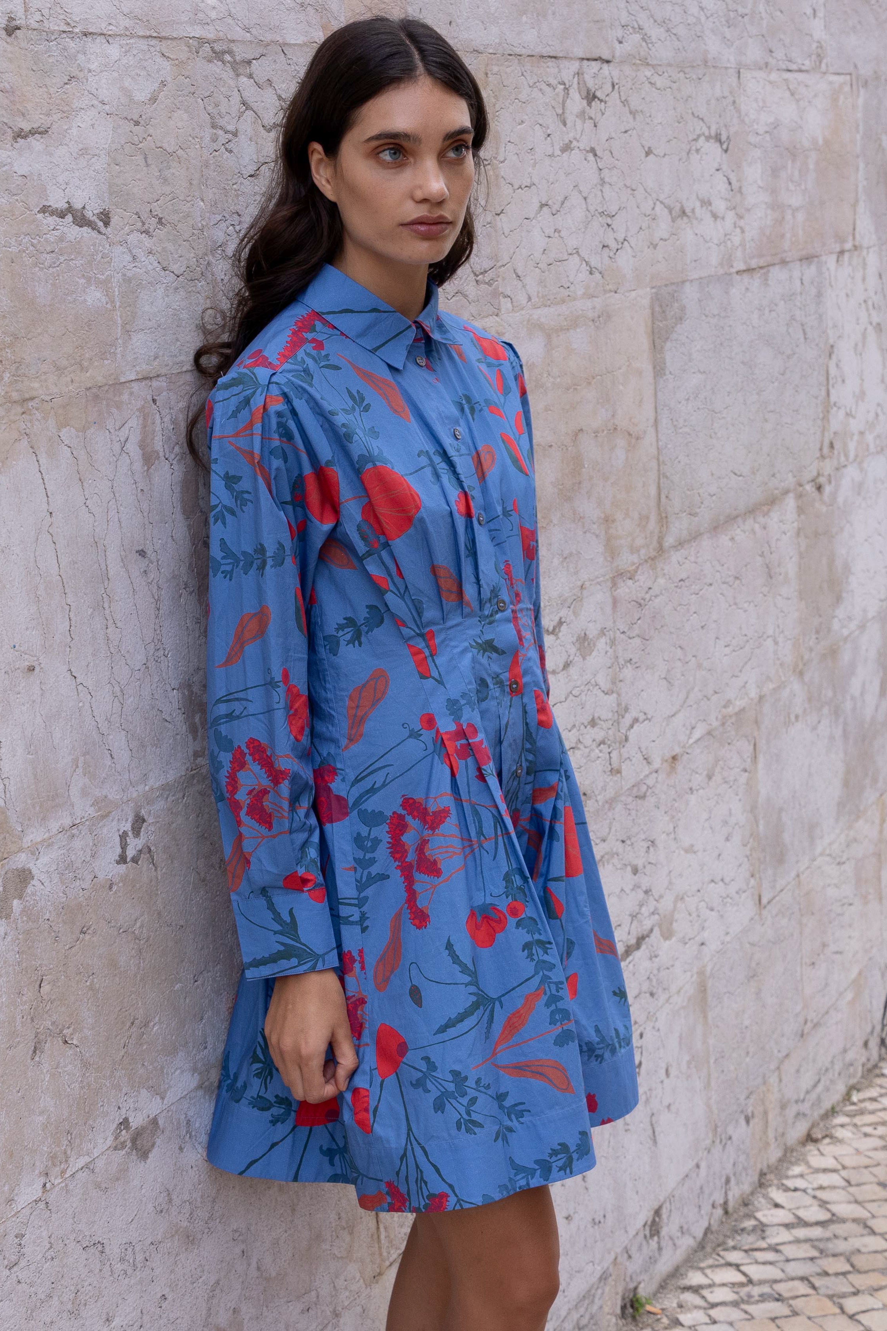 Elizabeth Dress- Bartram Blue