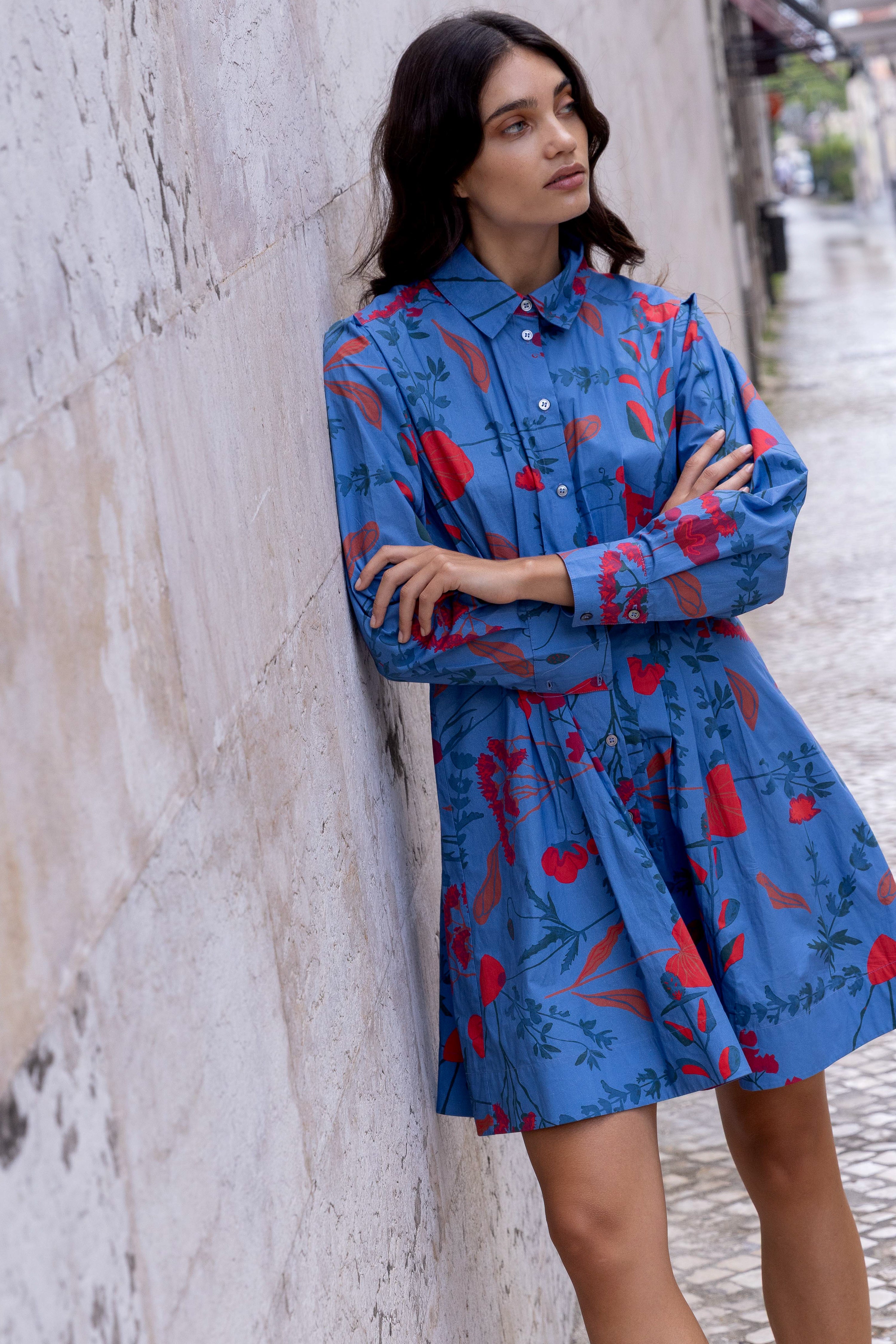 Elizabeth Dress- Bartram Blue
