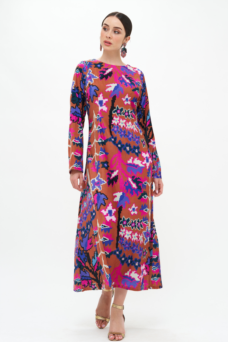 Shift top dress maxi