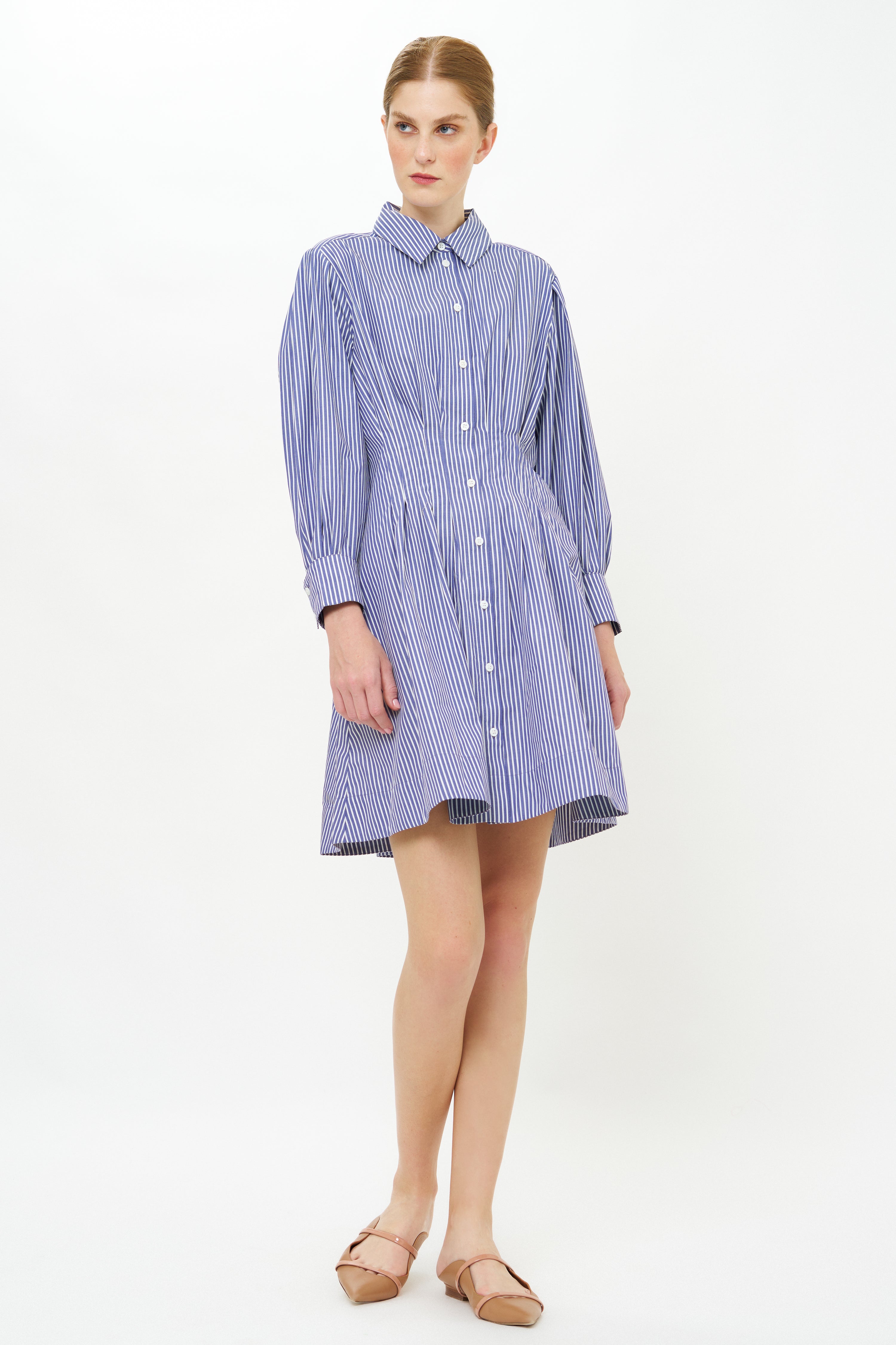 Elizabeth Dress- Capone Navy