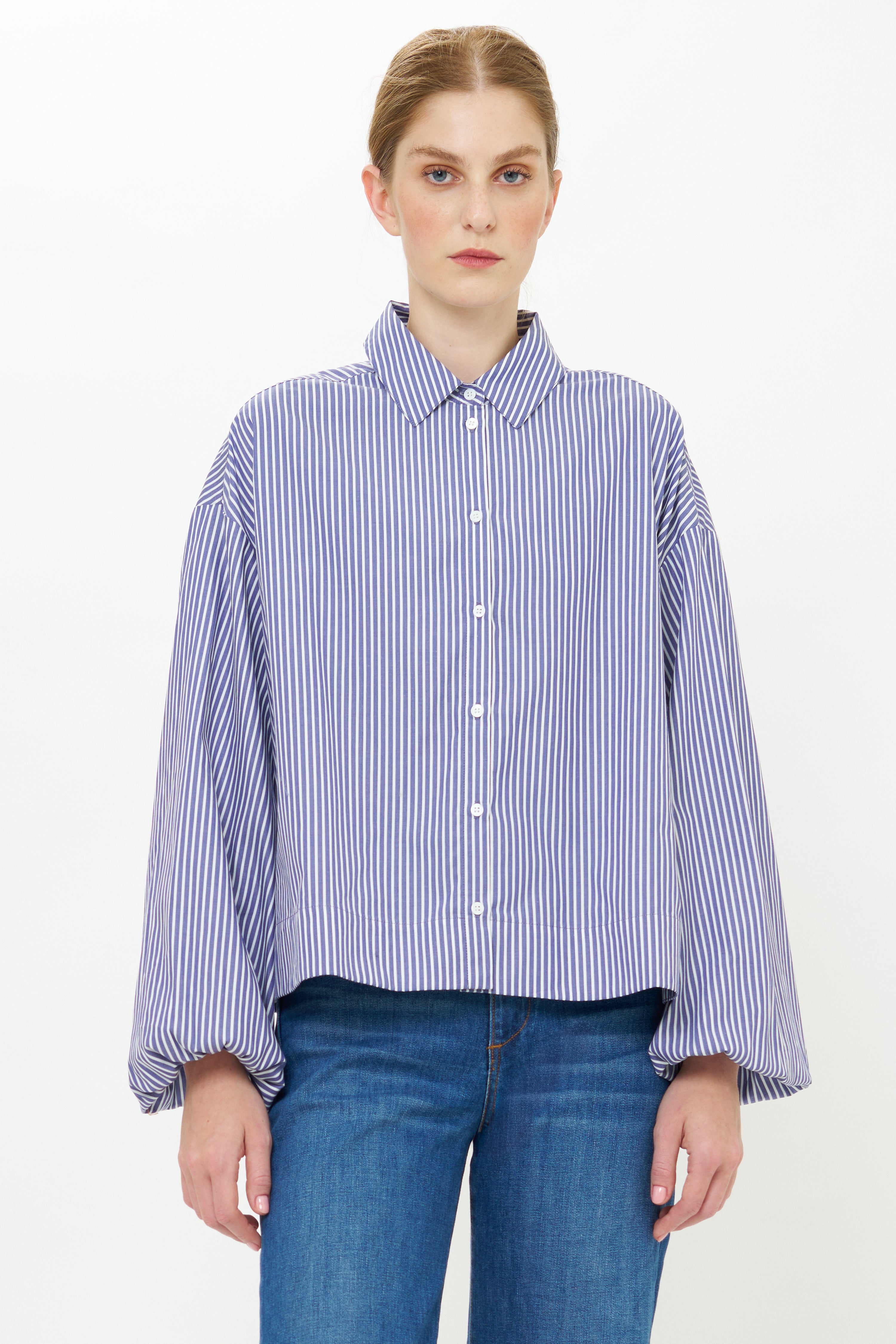 Lily Top- Capone Navy