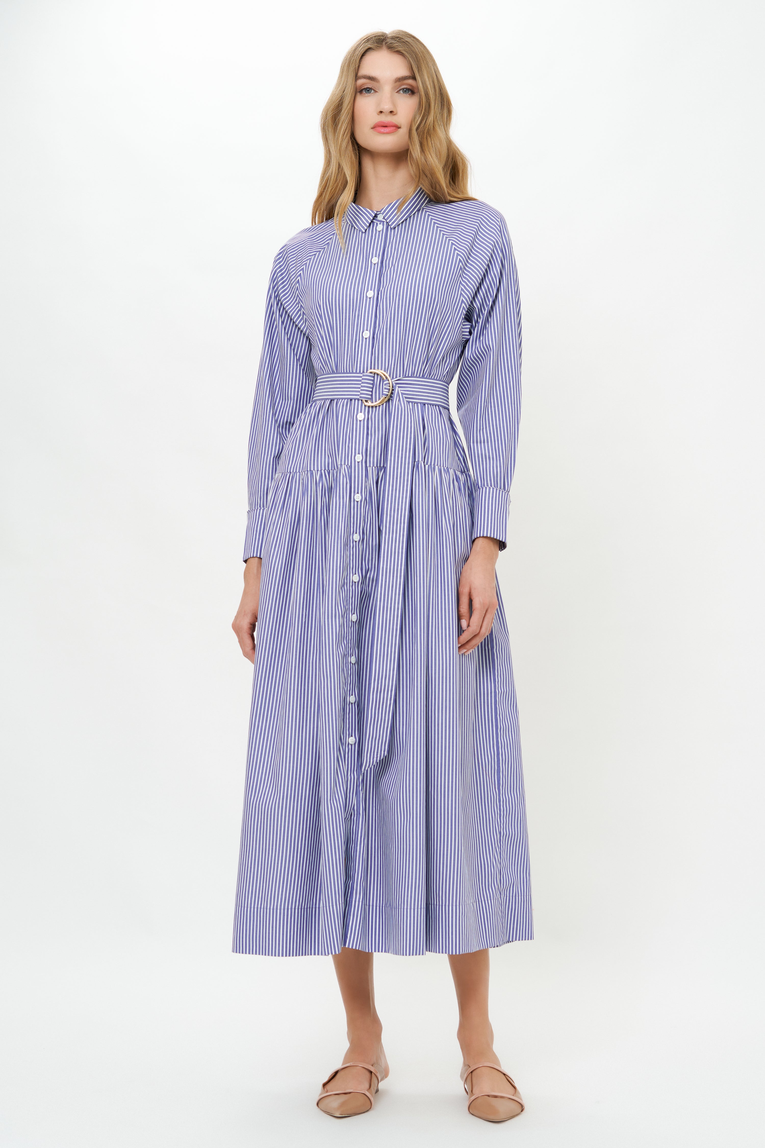 Layla Dress- Capone Navy