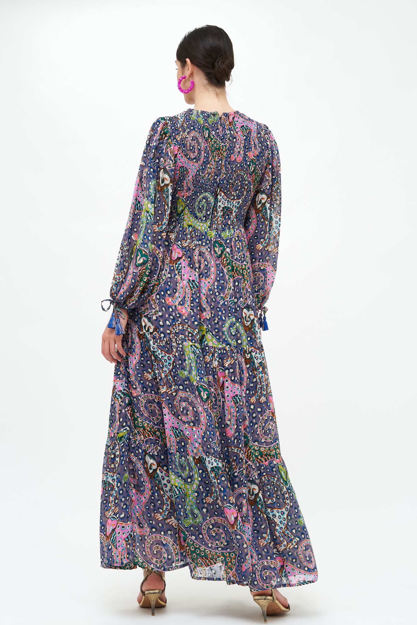 Smocked Top Maxi- Capuchin Purple – OLIPHANTDESIGN