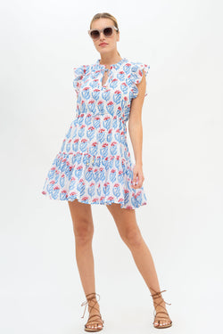 Cinched Flirty- Hampton Blue