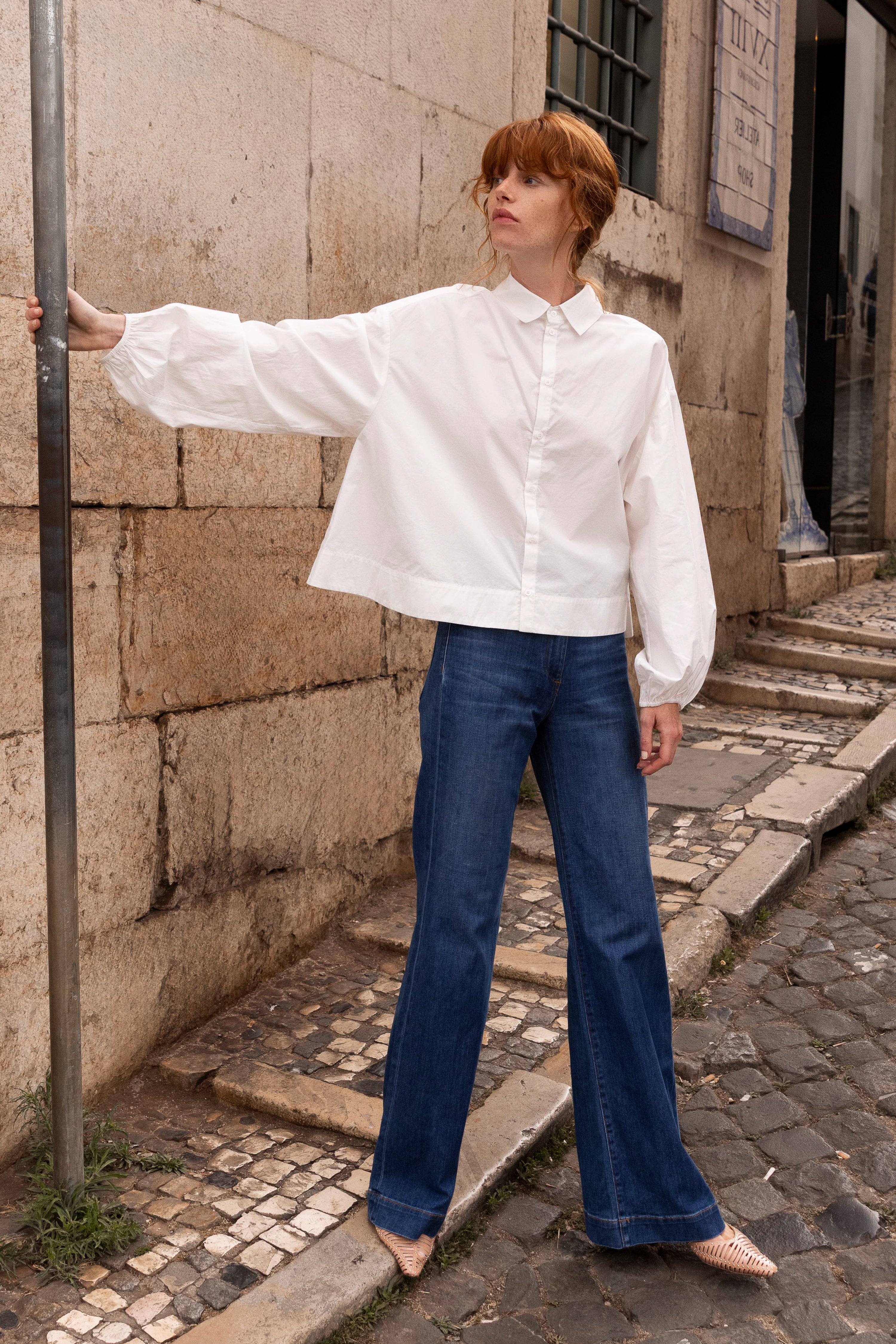 Lily Top- Hepburn Cloud