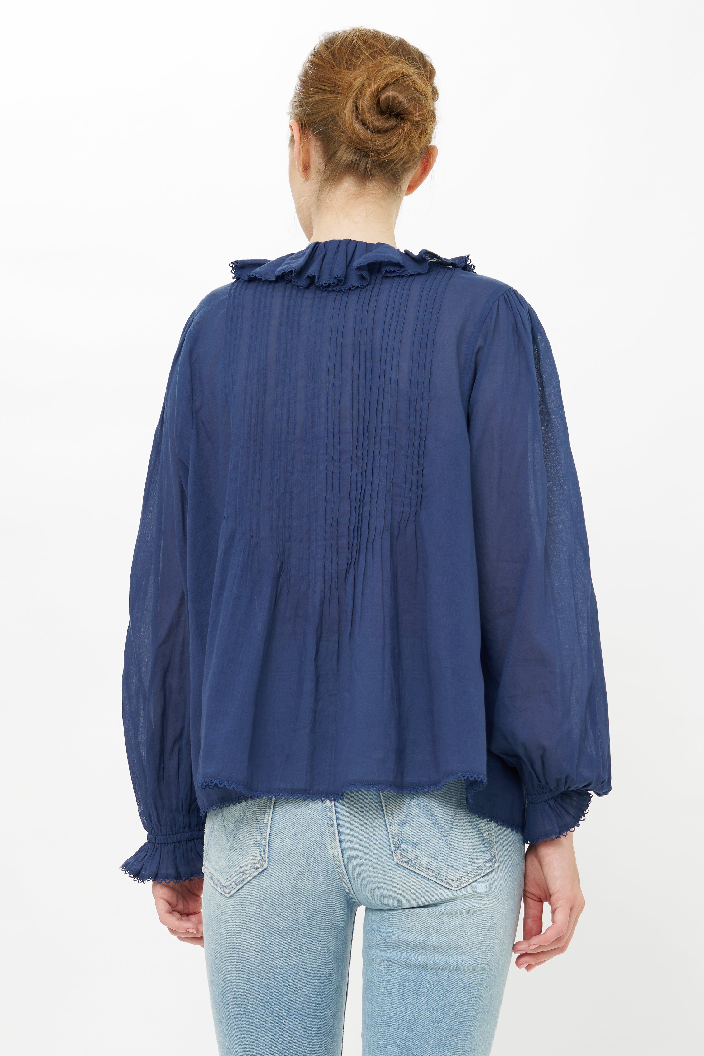 Mila Top- Hepburn Navy