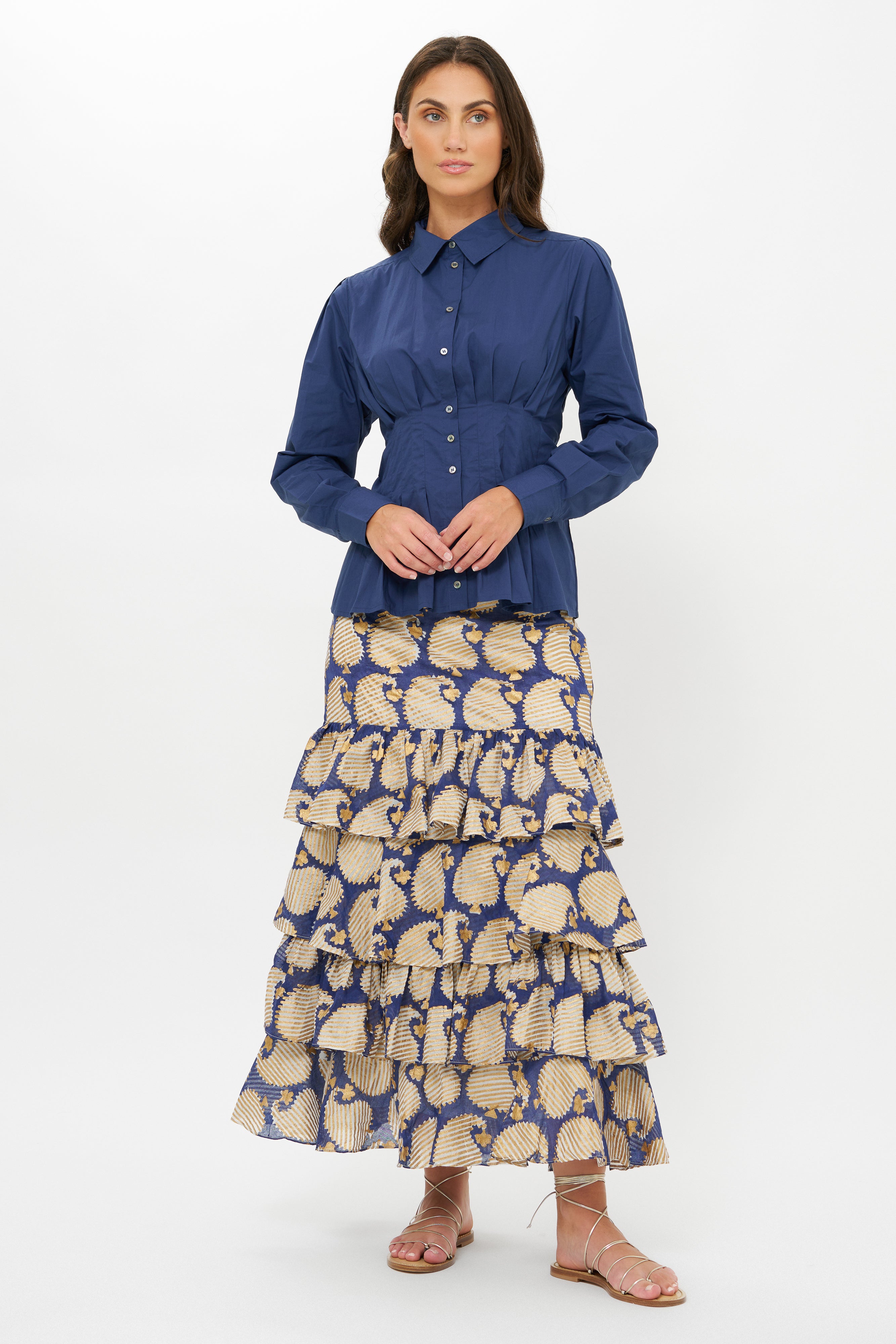 Elizabeth Top- Hepburn Navy