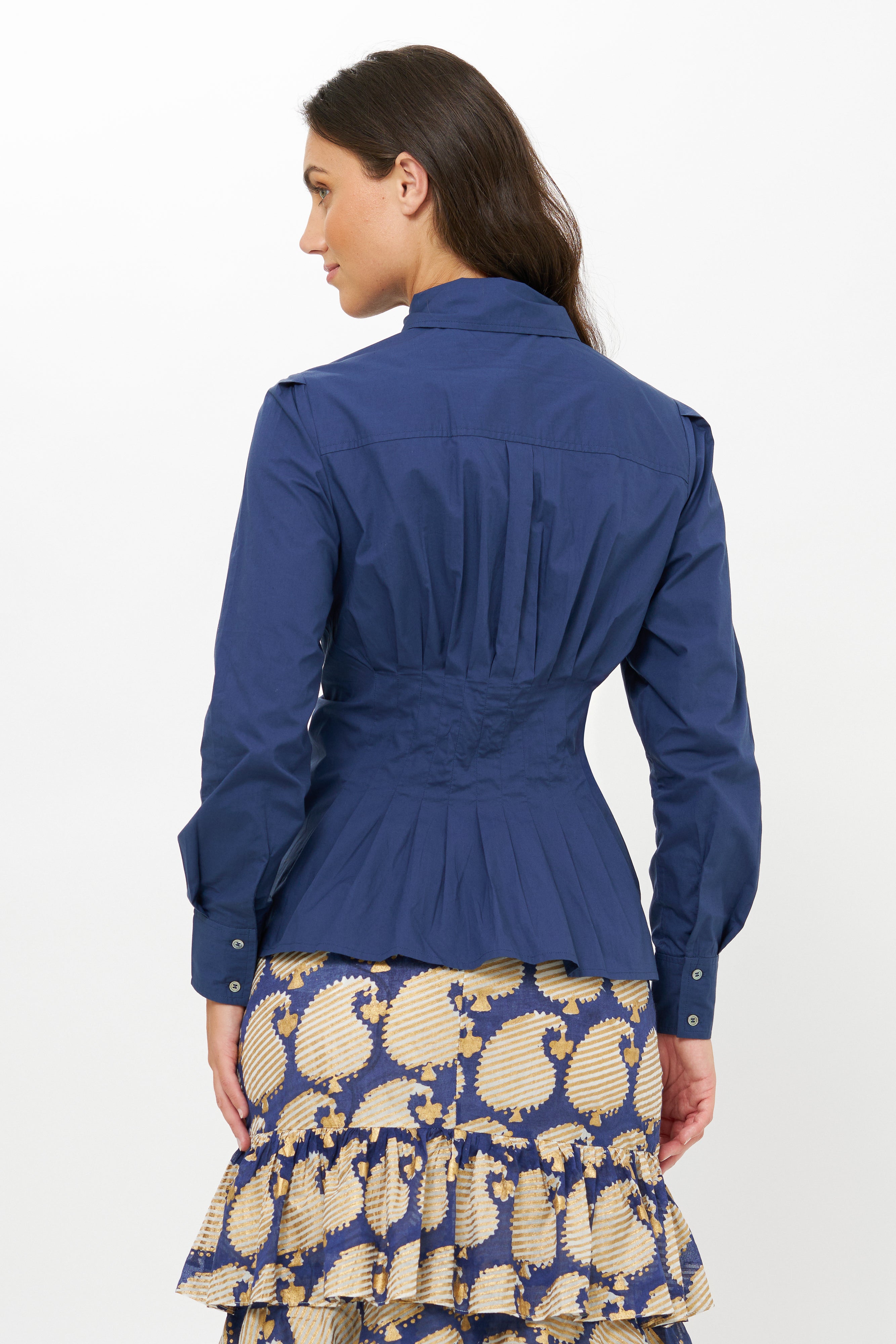 Elizabeth Top- Hepburn Navy