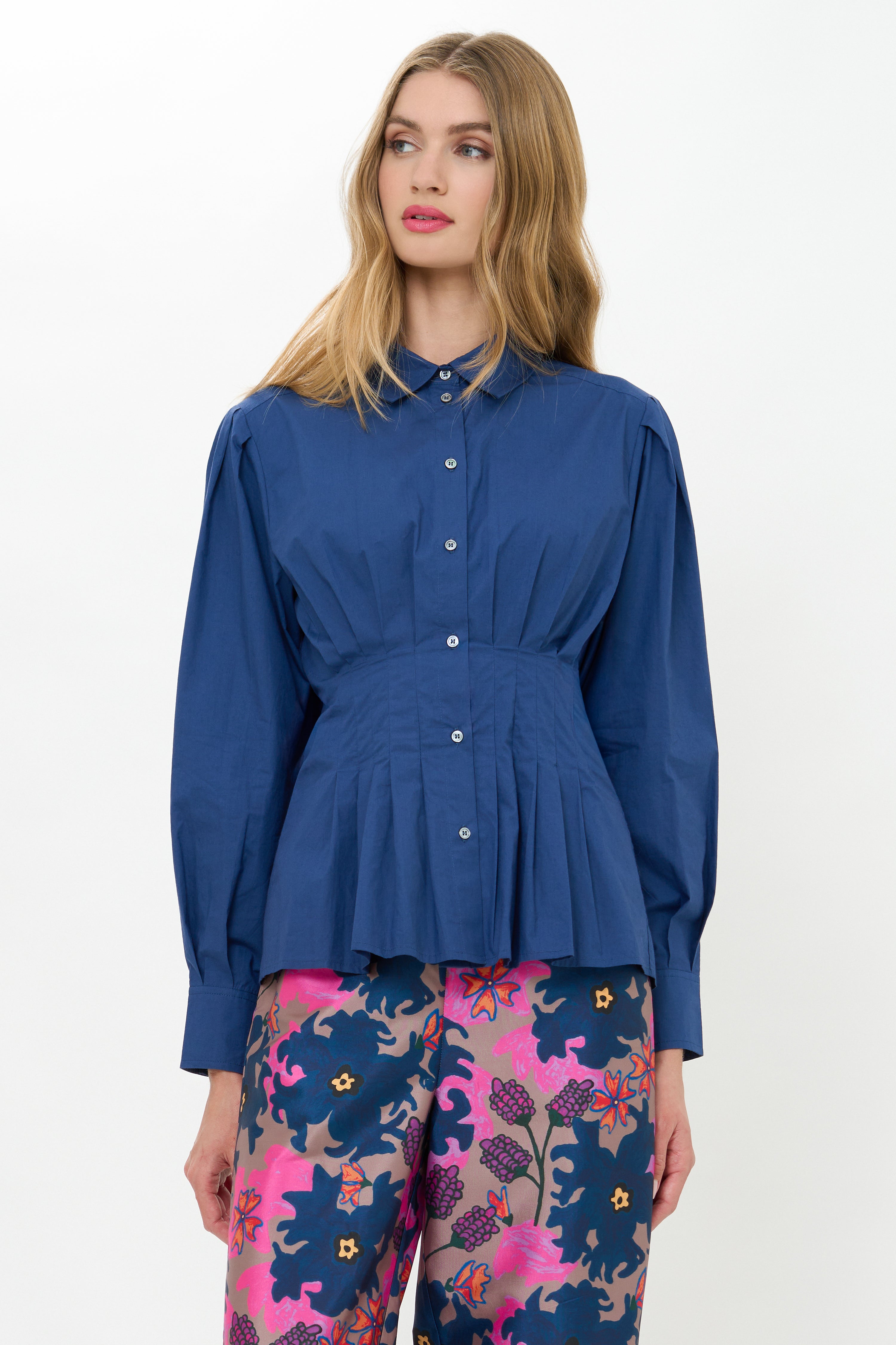 Elizabeth Top- Hepburn Navy