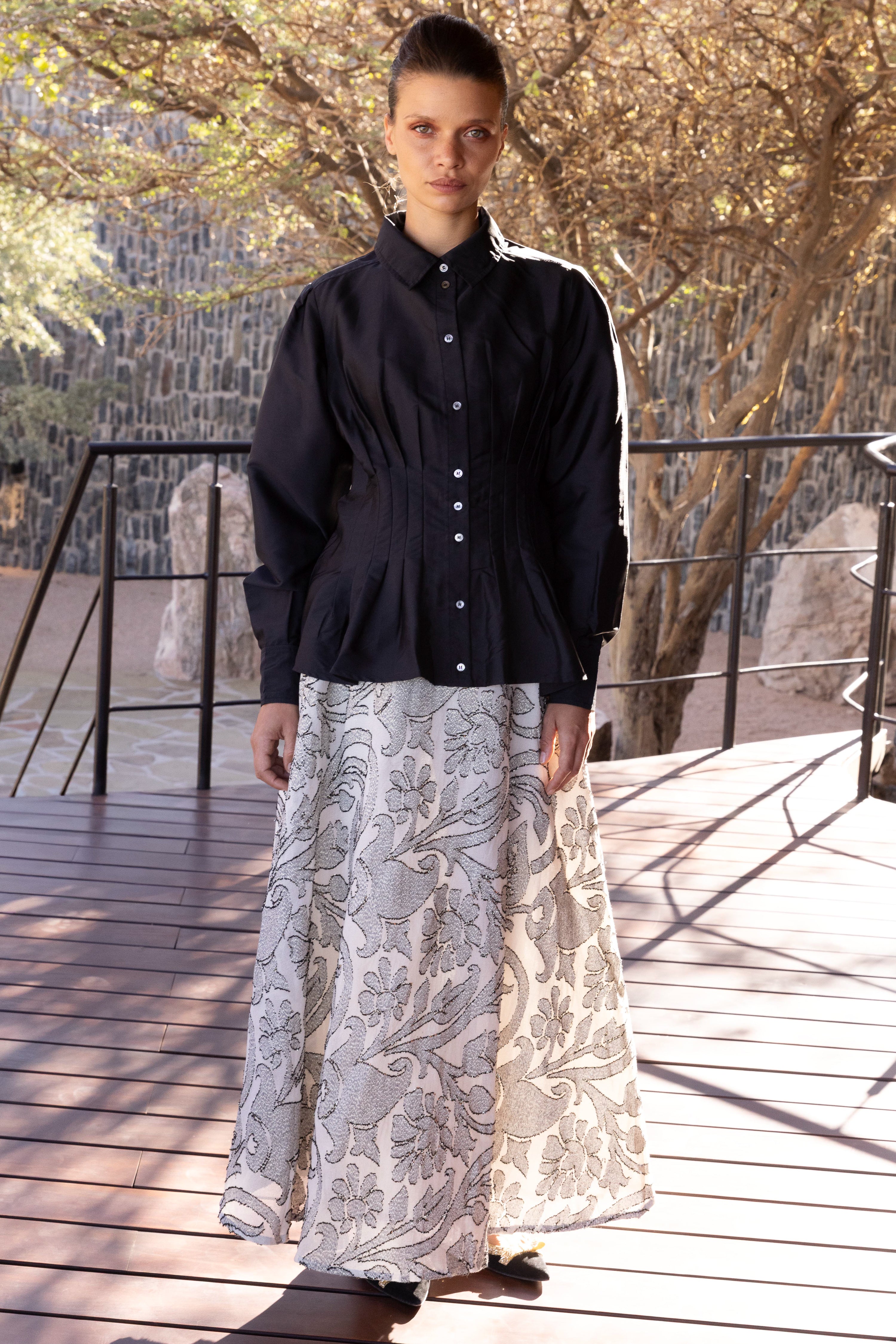 Swing Skirt- Herod Cream