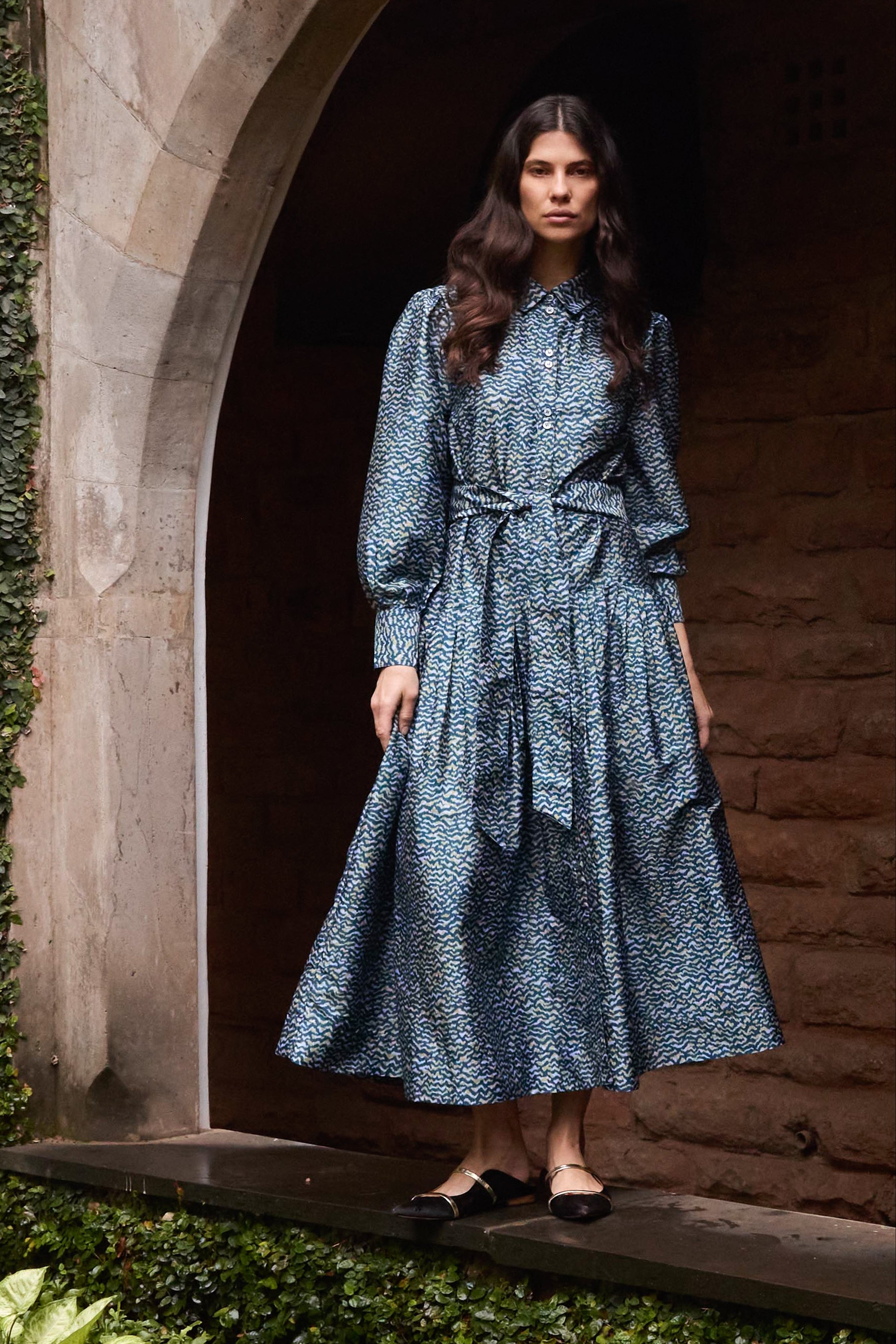 Nora Dress- Jag Navy