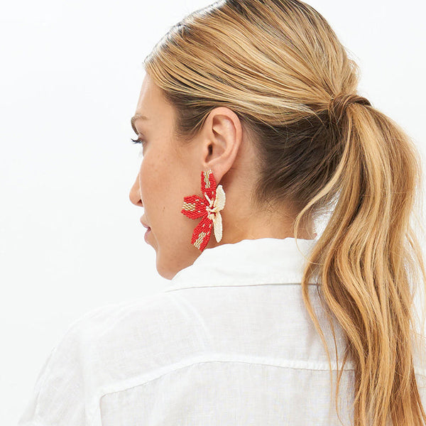 Kauai Earrings- Red