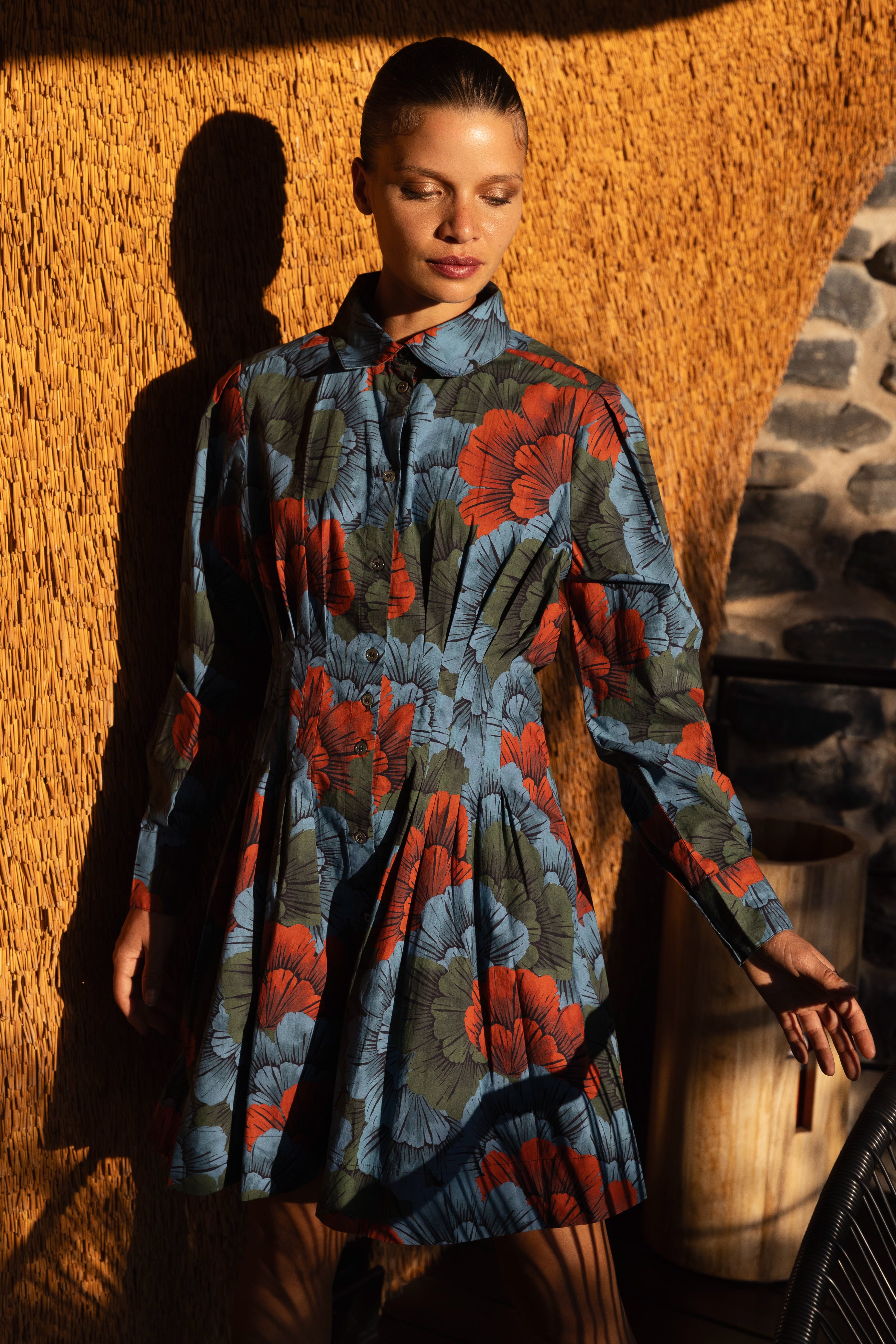 Elizabeth Dress- Madrid Blue