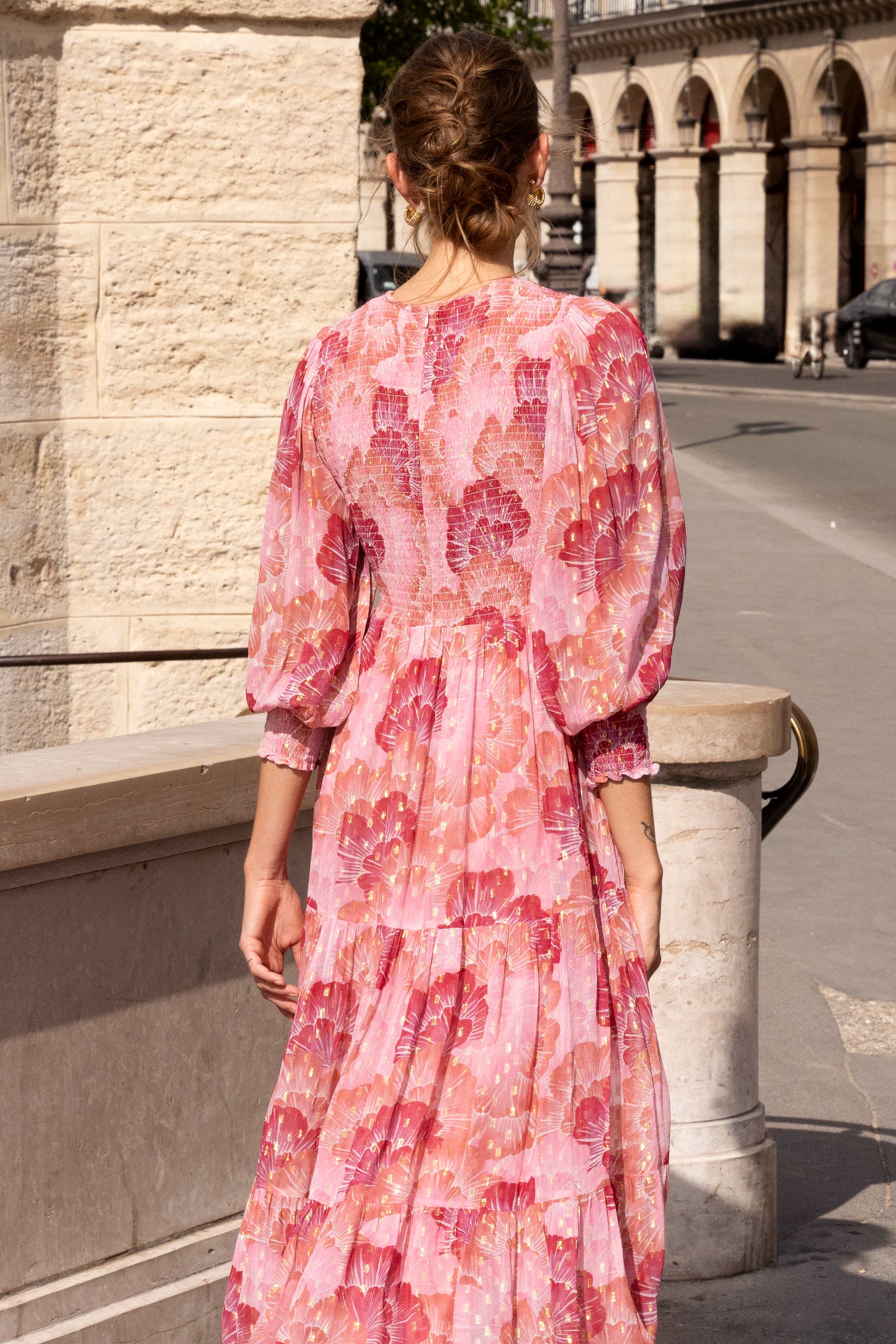 Smocked Top Maxi- Madrid Blush