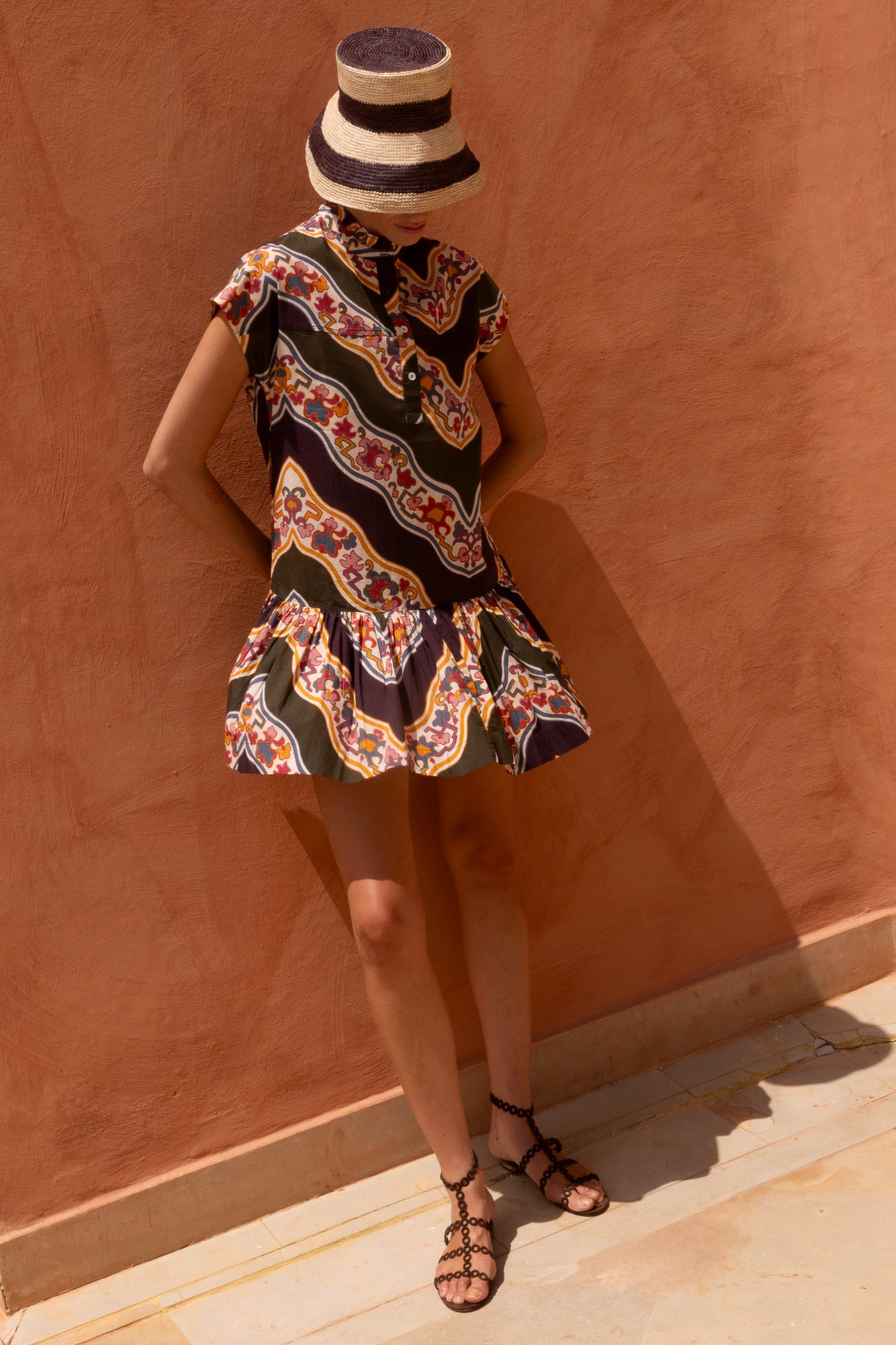 Cap Sleeve Mini- Montezuma Green