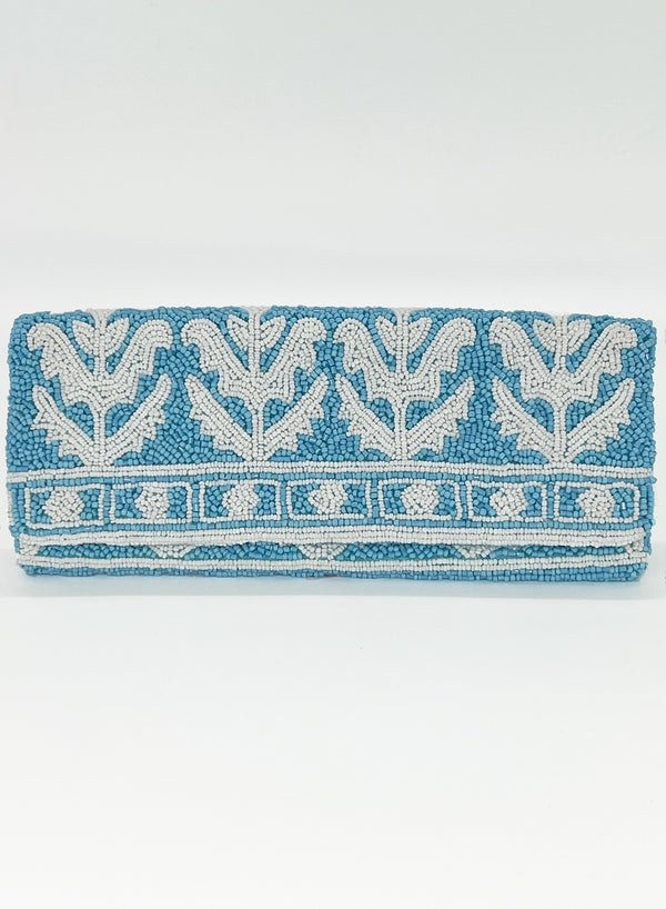 Beaded Clutch- Marigold Sky