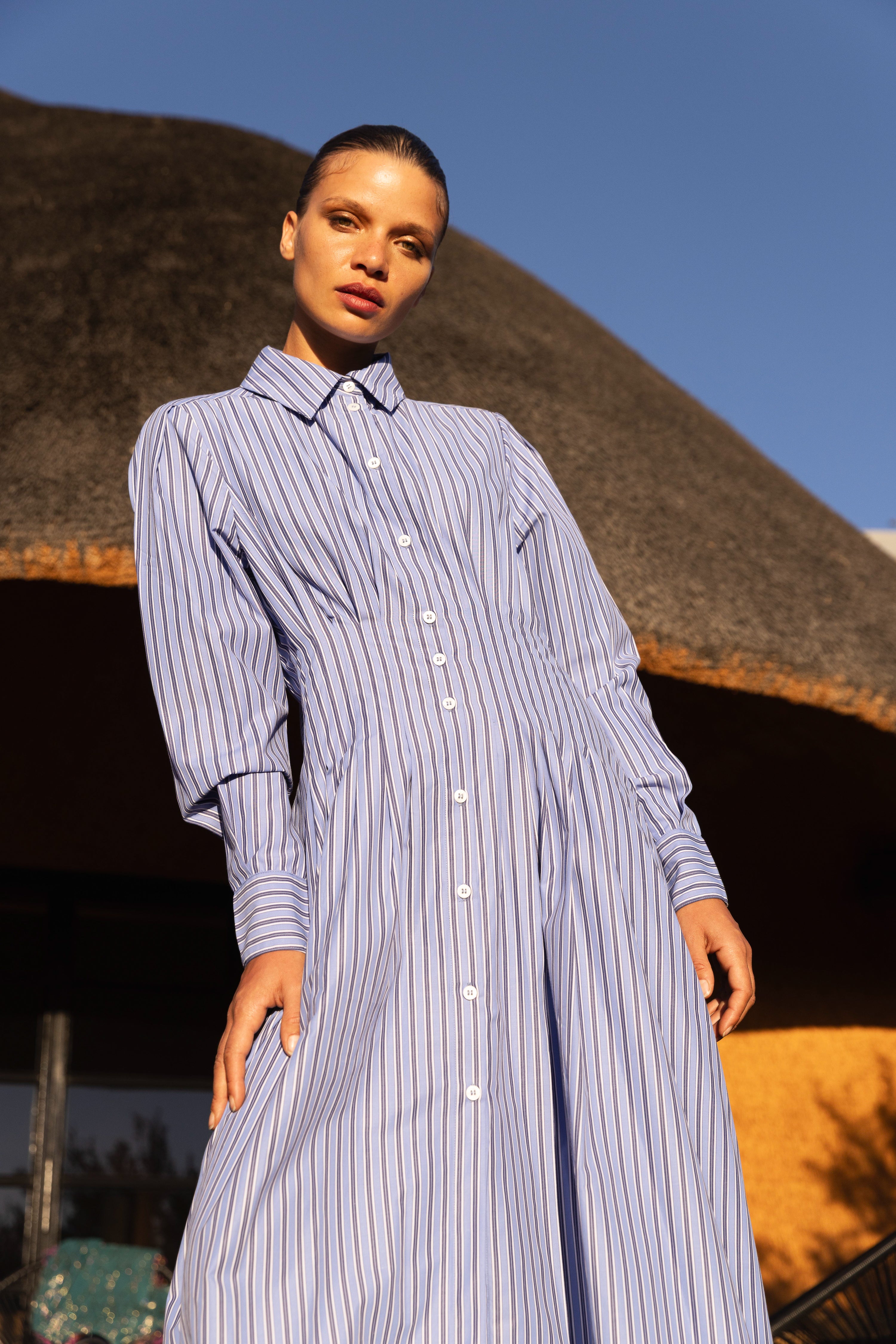 Elizabeth Maxi- Merrill Blue